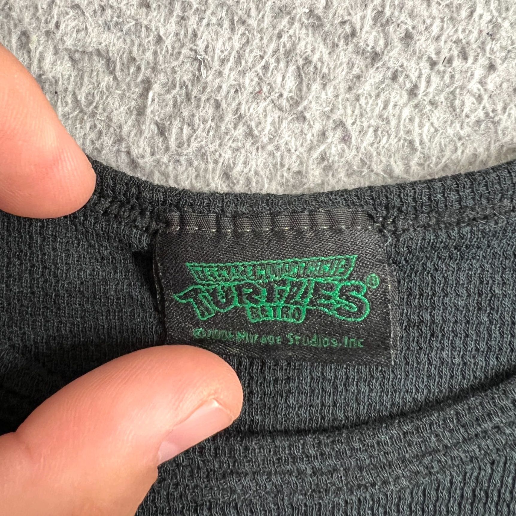 Vintage VINTAGE TMNT Teenage Mutant Ninja Turtles Thermal Shirt Men XL Black All Seasons Retro Size US XL / EU 56 / 4 - 3 Thumbnail