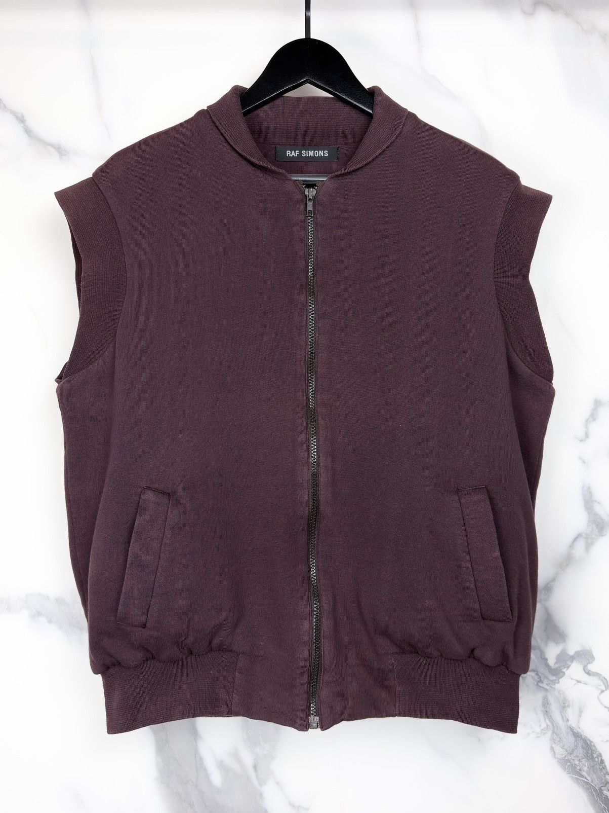 Raf Simons Aw04 Waves bomber rare waxed cotton iteration | Grailed