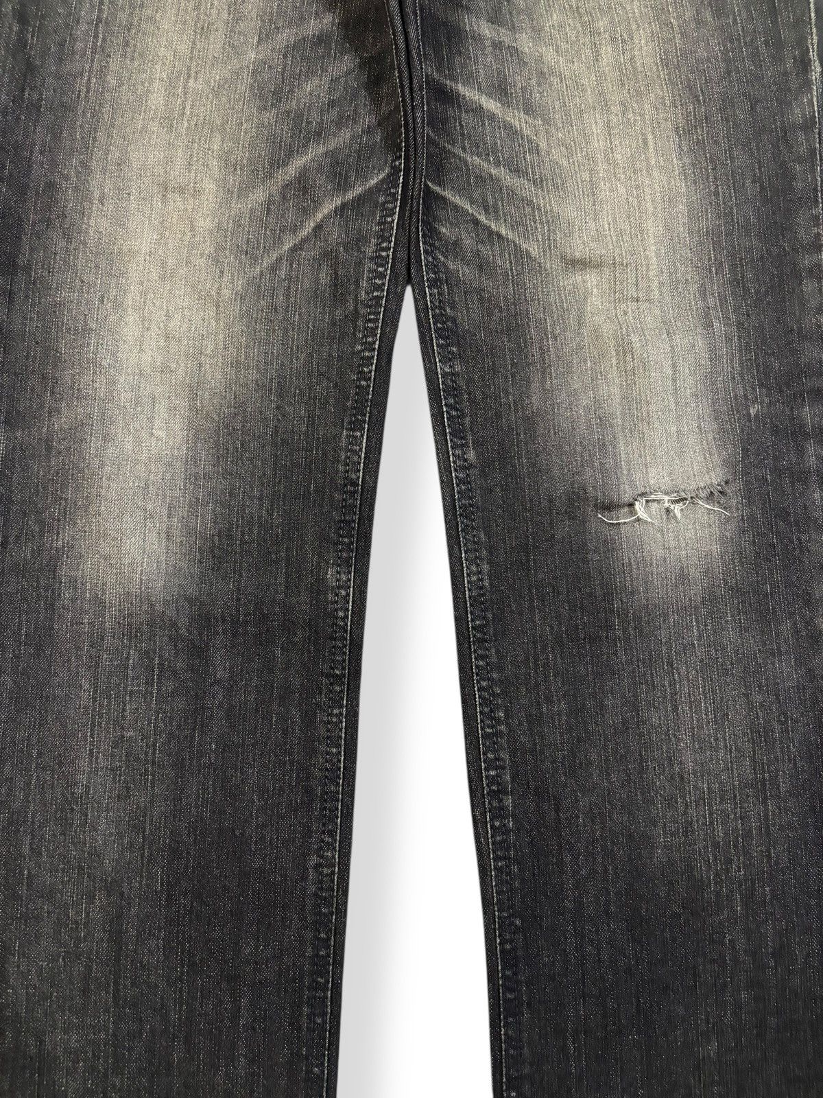 Edwin Vintage Edwin XV Edge Black Faded Distressed Jeans Size US 34 / EU 50 - 5 Thumbnail