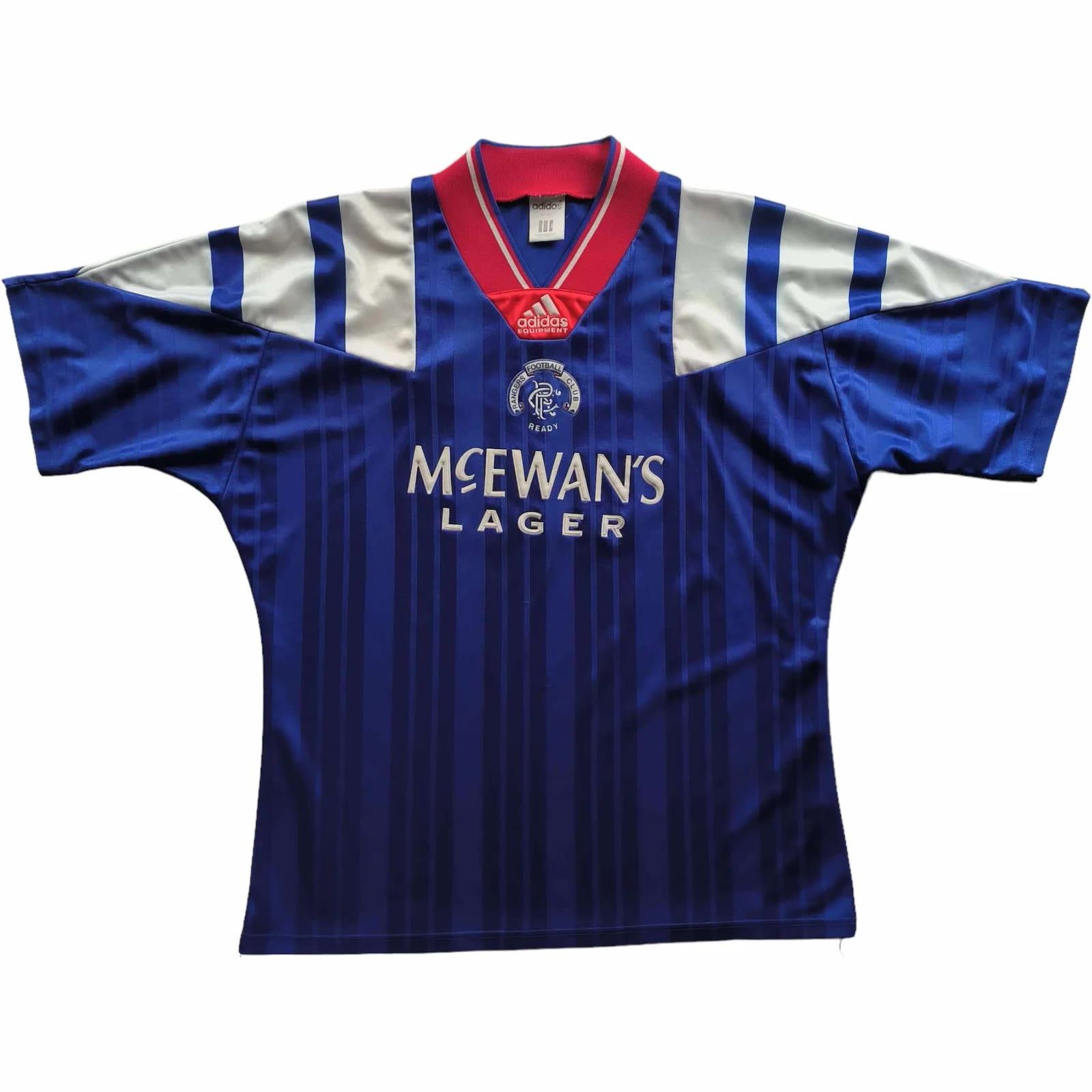 Adidas Rangers 1992-94 Adidas home football jersey size M Size US M / EU 48-50 / 2 - 1 Thumbnail