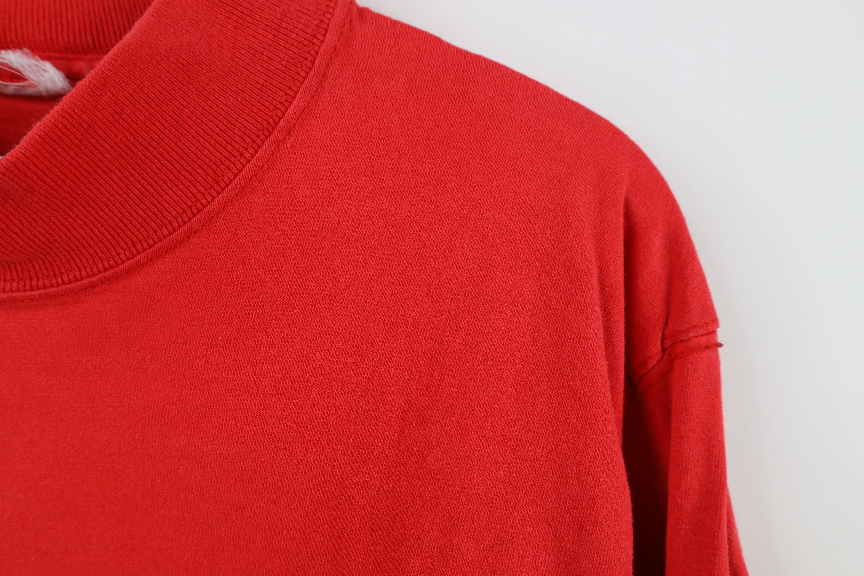 Vintage Vintage 90s Streetwear Mock Neck Long Sleeve T-Shirt Cotton Size US S / EU 44-46 / 1 - 5 Thumbnail