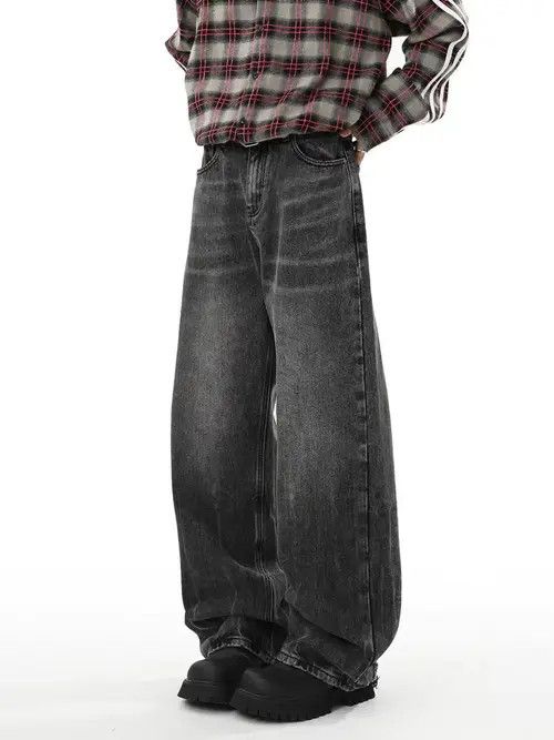 VIBE Washed vintage street Y2K micro flare jeans Size US 30 / EU 46 - 6 Thumbnail