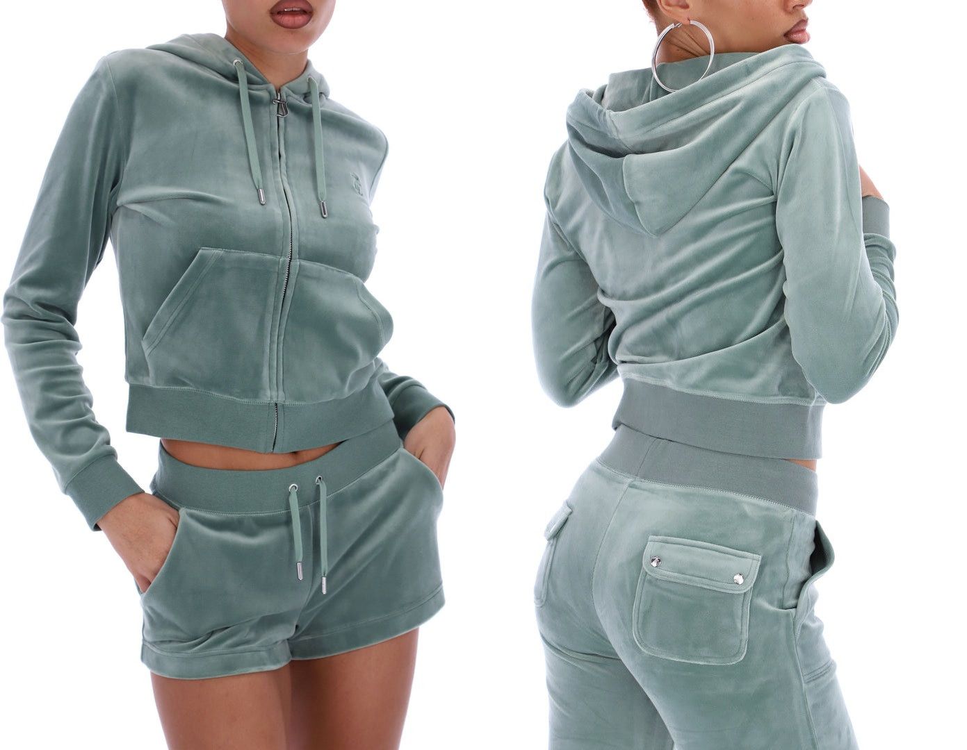 Juicy Couture × Juicy Couture Jeans Hoodie jacket zip Size M / US 6-8 / IT 42-44 - 2 Thumbnail