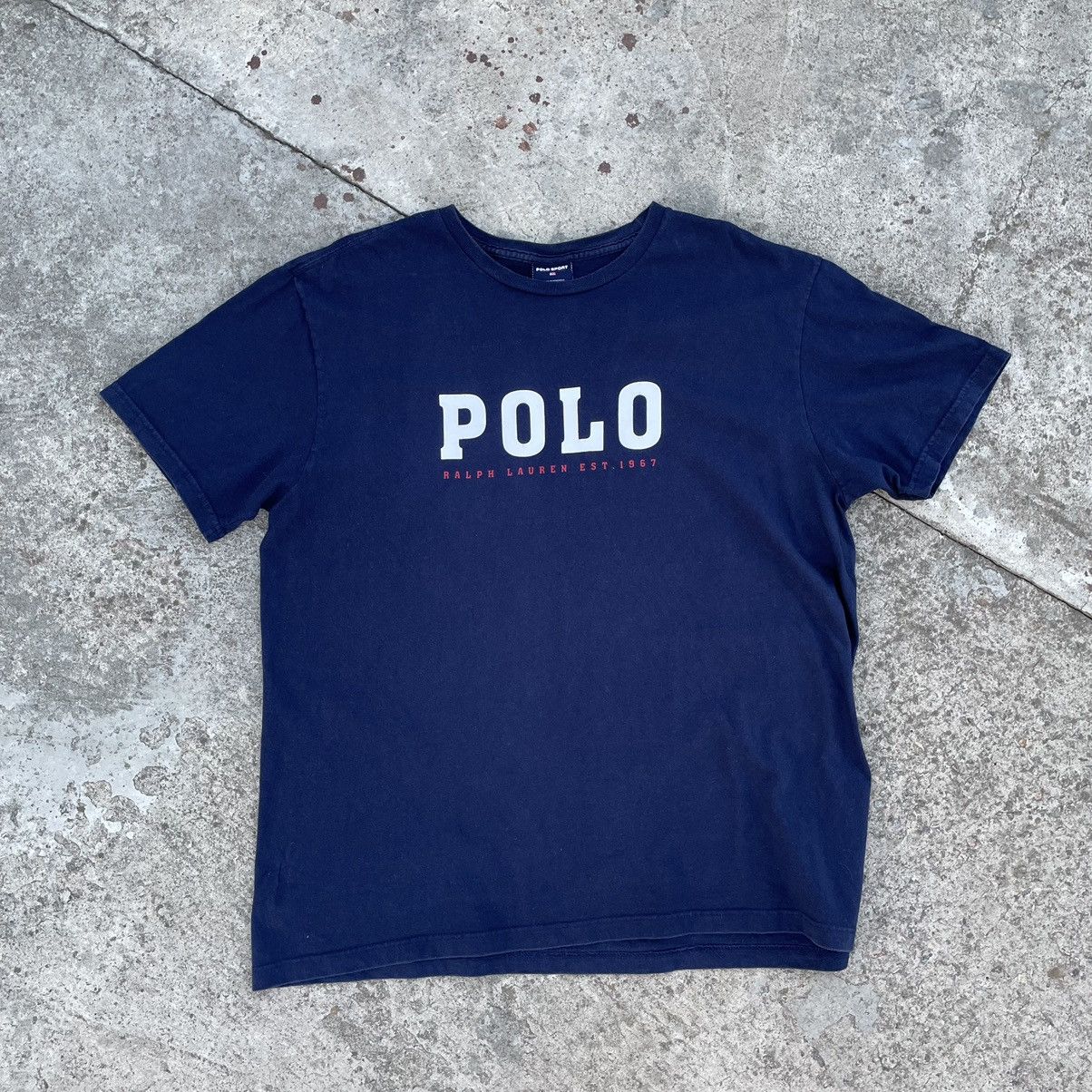 Polo Ralph Lauren Vintage Polo Ralph Lauren T-shirts Big Logo Polo Sport Y2K Size US L / EU 52-54 / 3 - 1 Thumbnail