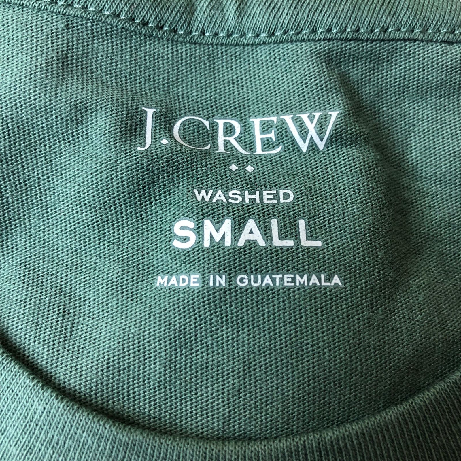 J.Crew J.crew Cotton washed jersey tee men's tee Size US S / EU 44-46 / 1 - 4 Thumbnail