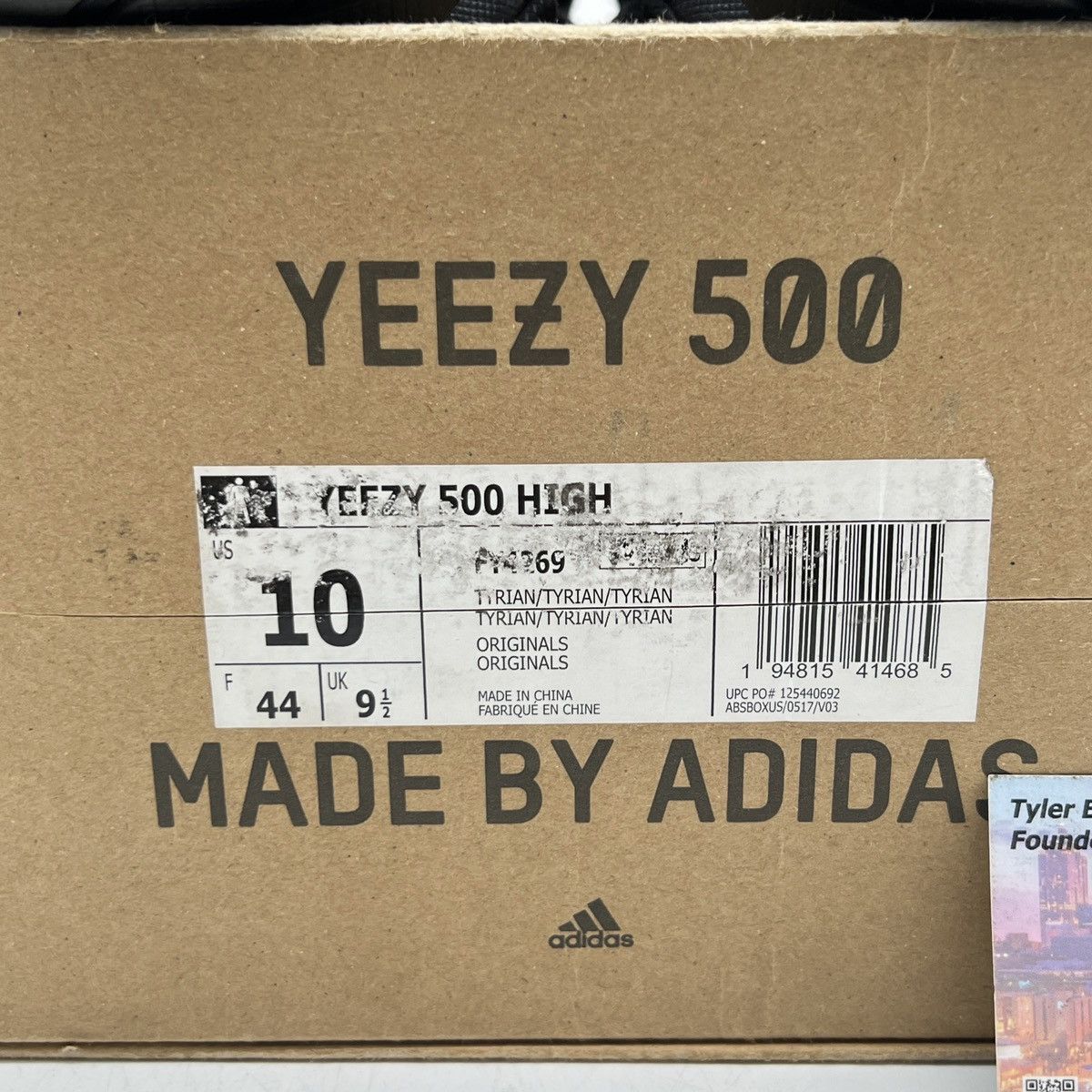 Adidas Yeezy 500 high Tyrian Size US 10 / EU 43 - 6 Thumbnail