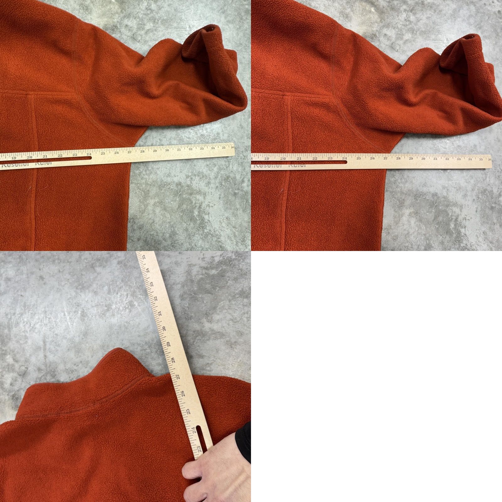 Vintage VINTAGE L.L. Bean Jacket Mens XL Orange Fleece Anorak Snap Pockets Zipper Pullover Size US XL / EU 56 / 4 - 8 Thumbnail