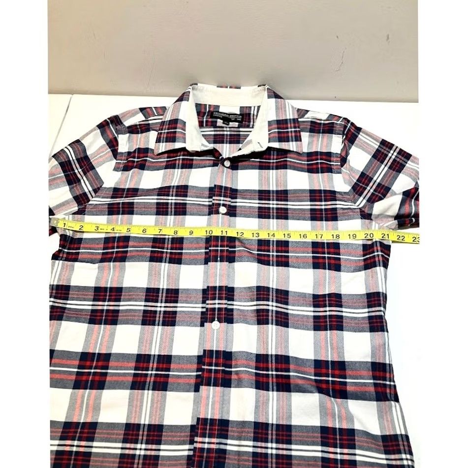 Vintage Thomas Payne London Navy White Plaid Long Sleeve Button Down Shirt Men L Size Size US L / EU 52-54 / 3 - 7 Thumbnail
