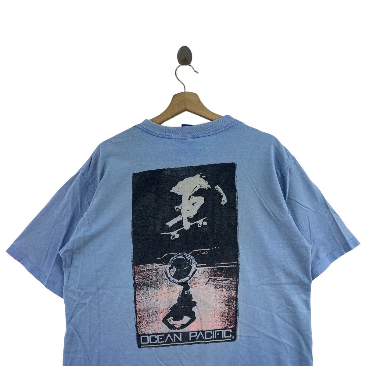 Ocean Pacific Vintage 90s OCEAN PACIFIC USA Skateboard Brand Print Size US L / EU 52-54 / 3 - 2 Thumbnail