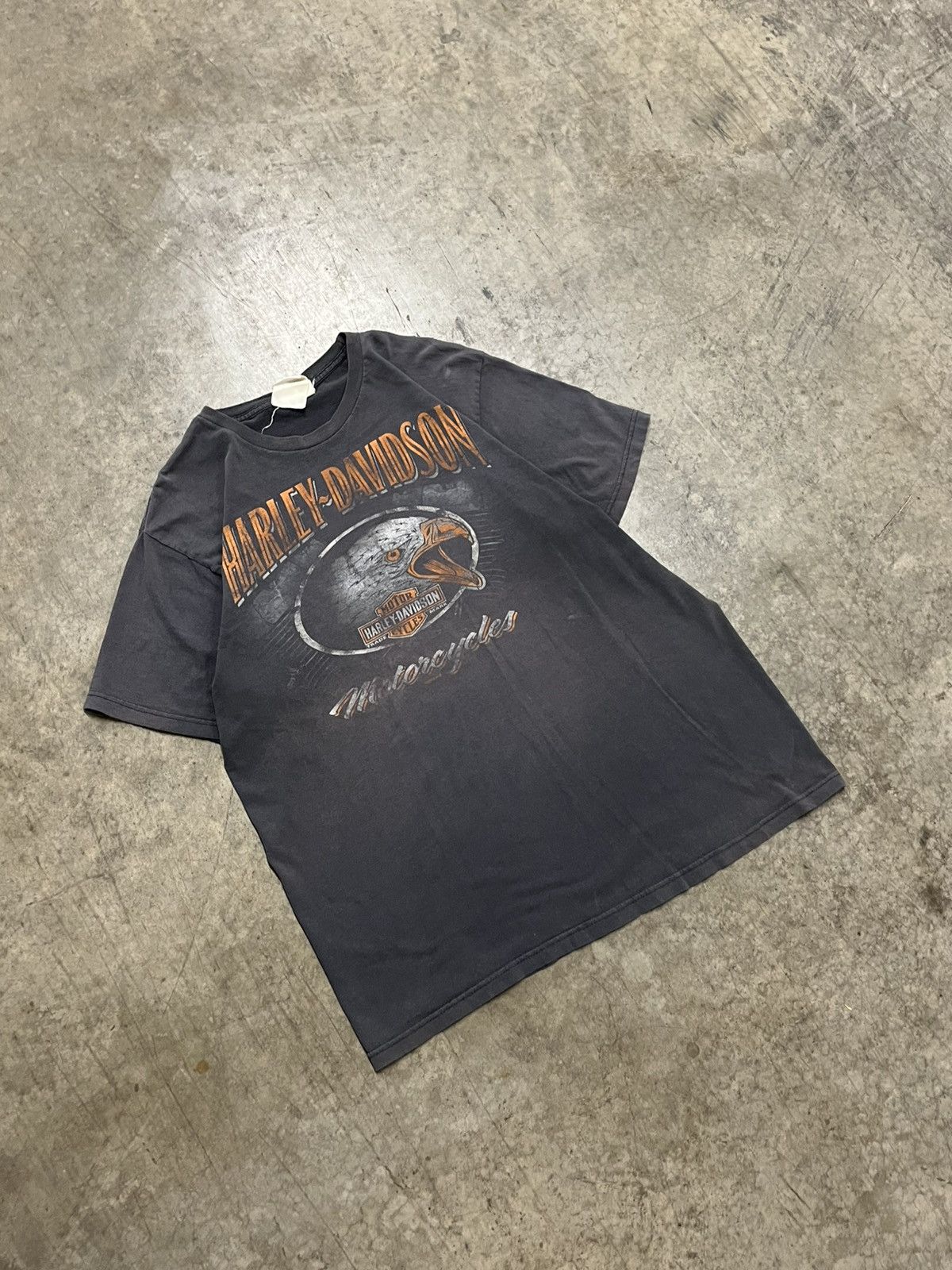 Harley Davidson × Vintage Harley Davidson vintage sun faded graphic tee hype rare Size US XL / EU 56 / 4 - 4 Thumbnail