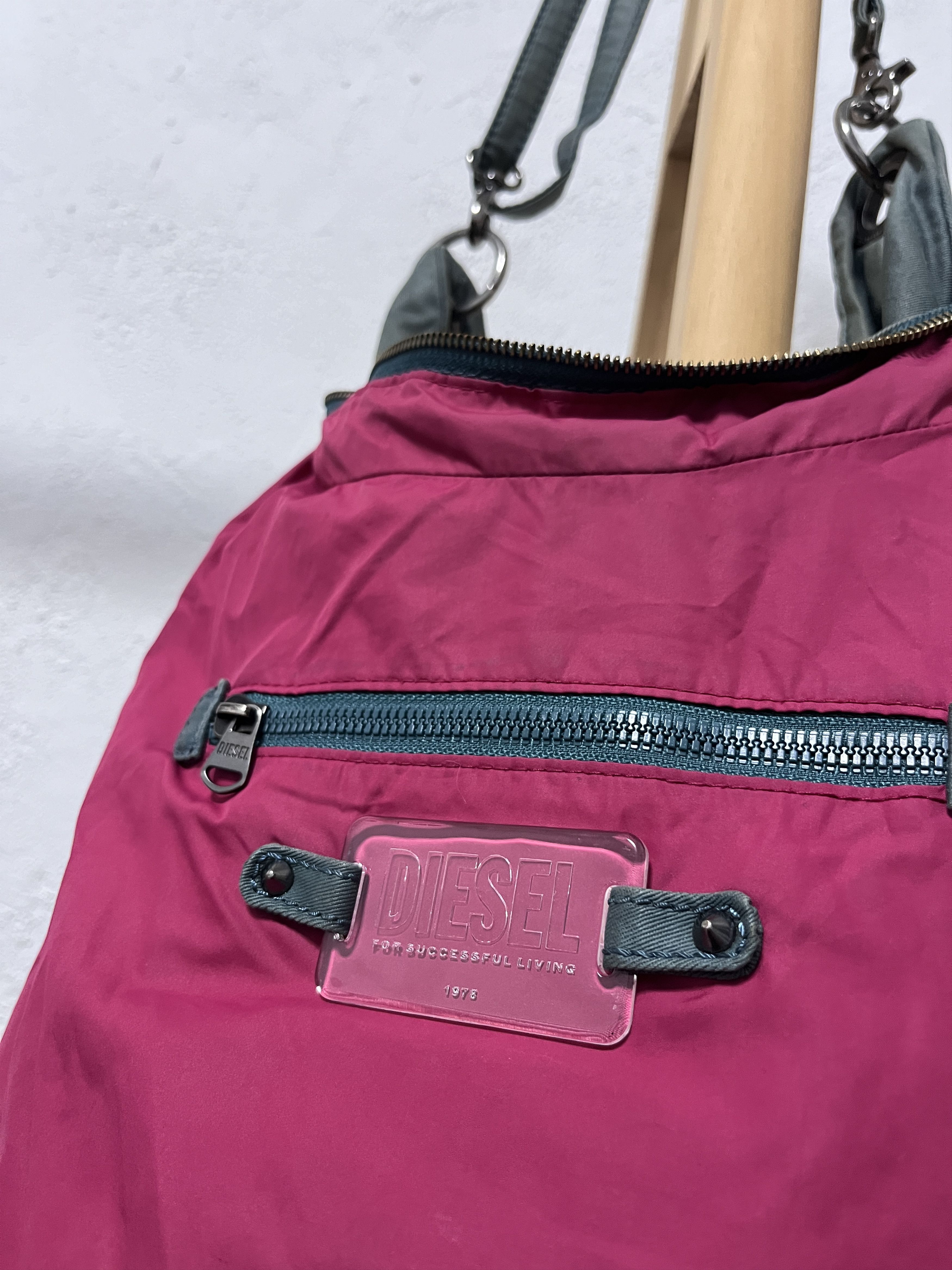 Diesel 2000s DIESEL 2-SIDED BONDAGE RARE VINTAGE BAG - № 6046 Size ONE SIZE - 3 Thumbnail