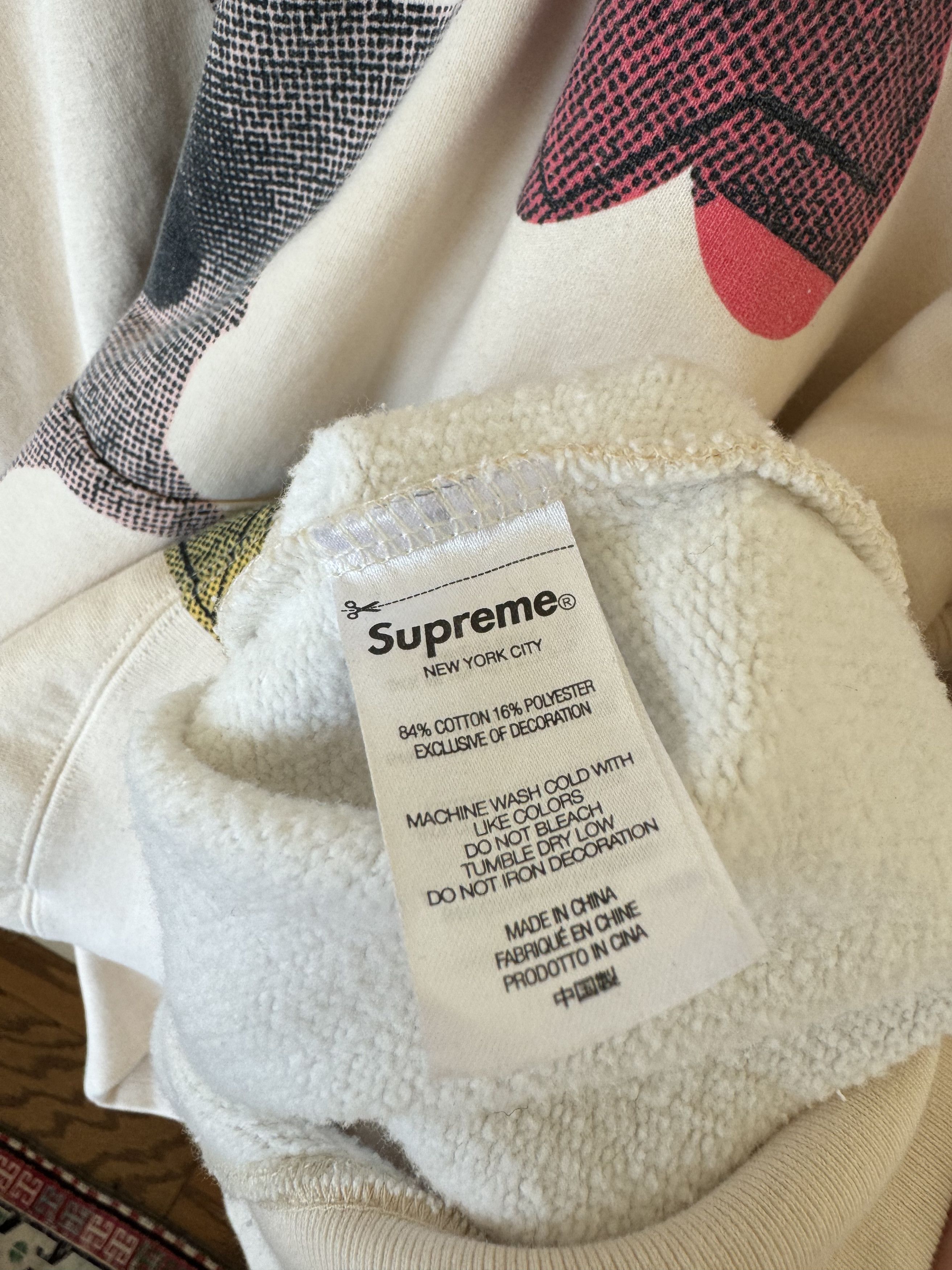 Supreme Nate Lowman x Supreme SS22 Hoodie Size US XXL / EU 58 / 5 - 9 Thumbnail