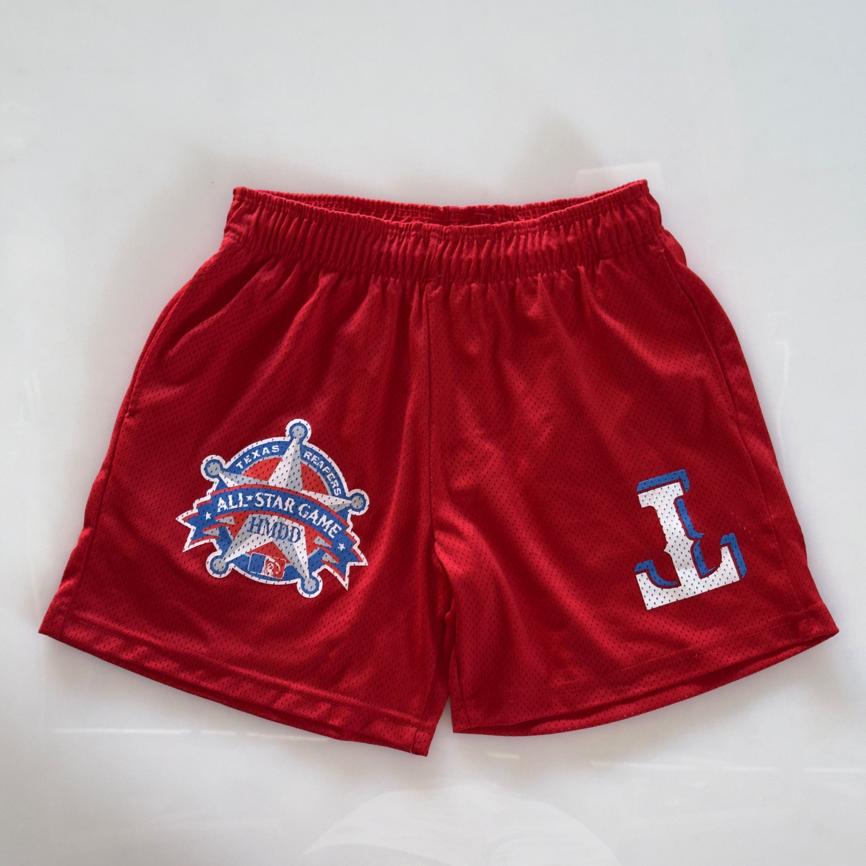 HMDD HMDD Texas Rangers Mesh Shorts (Size Small) Size US 30 / EU 46 - 1 Thumbnail