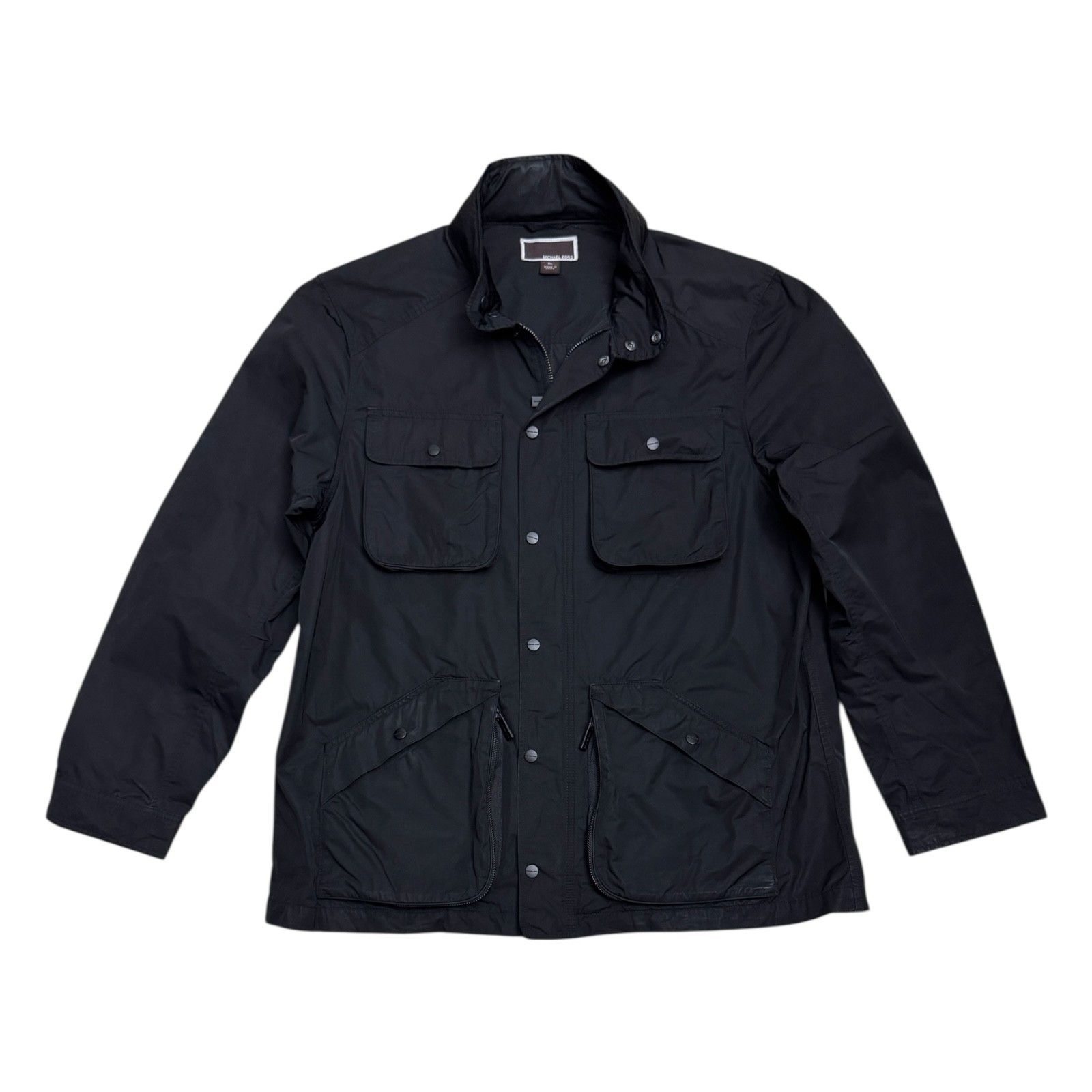 Michael Kors MICHAEL KORS Water Resistant Black Casual Designer Jacket XL Size US XL / EU 56 / 4 - 1 Thumbnail