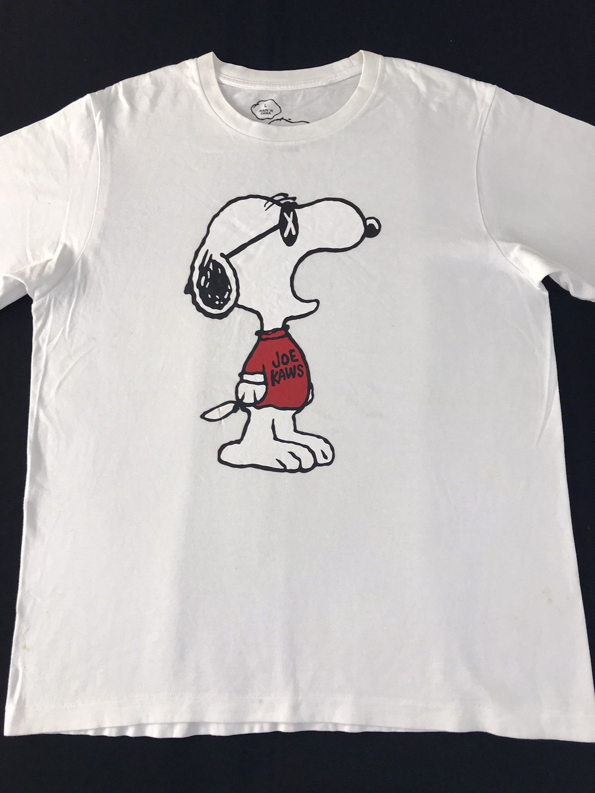 Kaws × Peanuts Kaws X Peanuts Joe Snoopy Big Printed Crewneck Tee Size US L / EU 52-54 / 3 - 3 Thumbnail