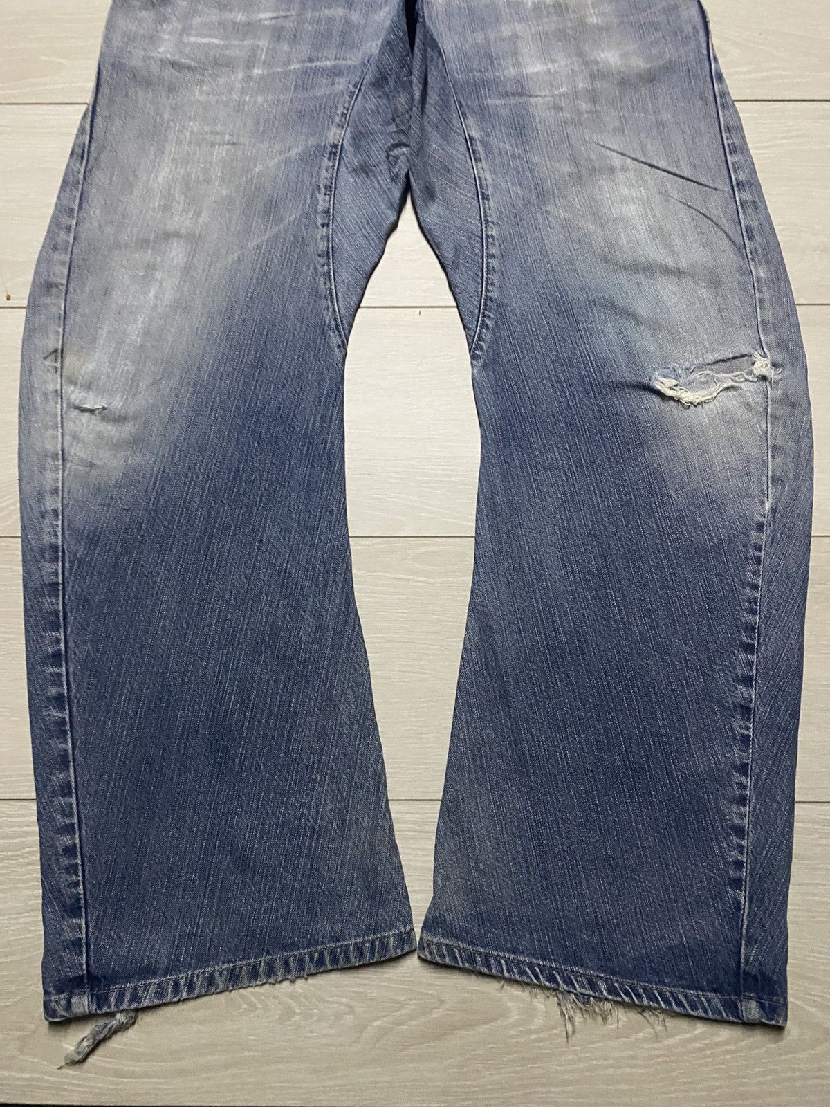 Edwin Edwin E Function Grunge Distressed Twist leg Baggy Jeans Size US 34 / EU 50 - 5 Thumbnail