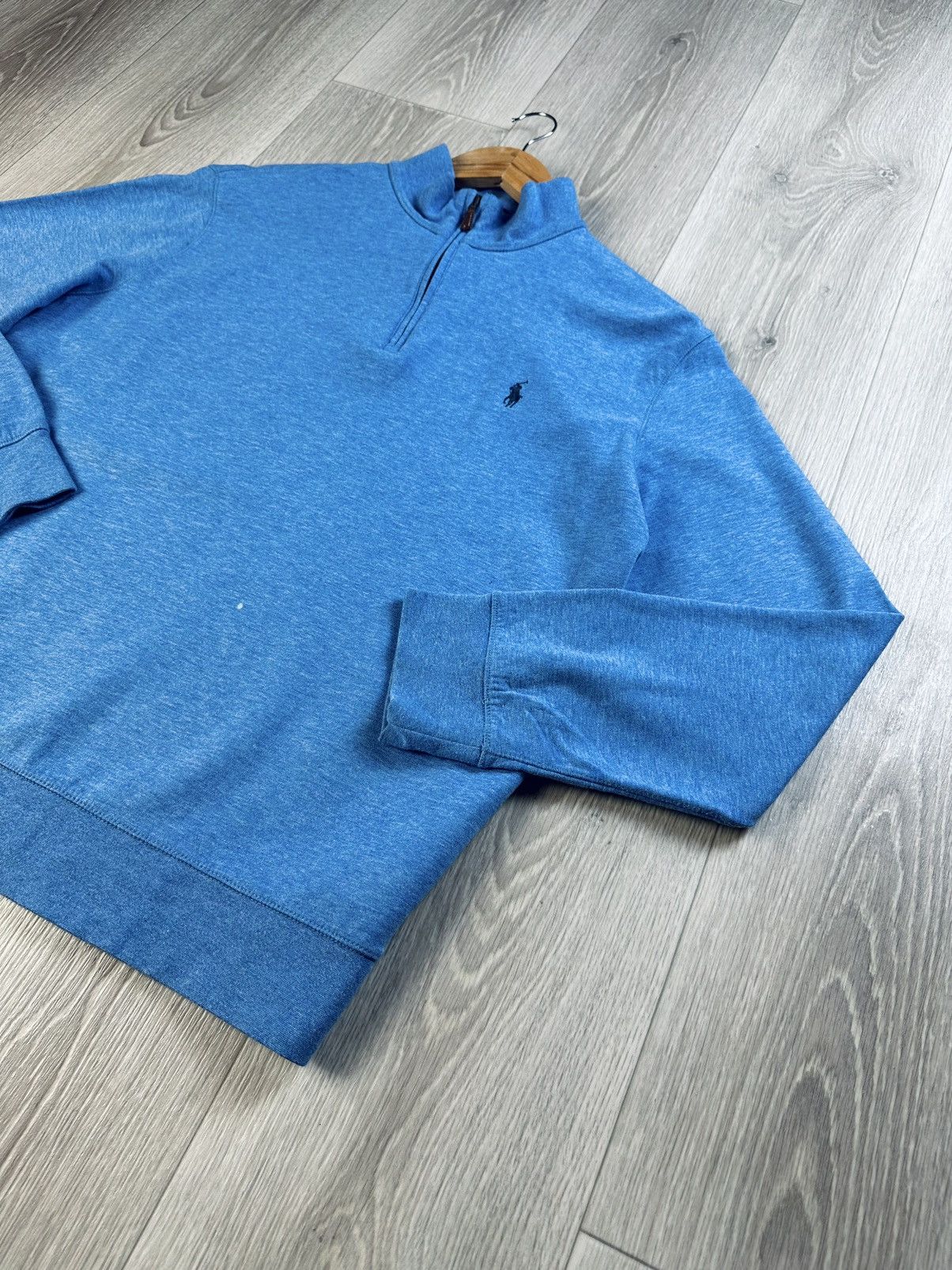 Polo Ralph Lauren × Vintage Polo Ralph Lauren East Rib 1/4 Zip Sweatshirt vintage Size US L / EU 52-54 / 3 - 5 Thumbnail