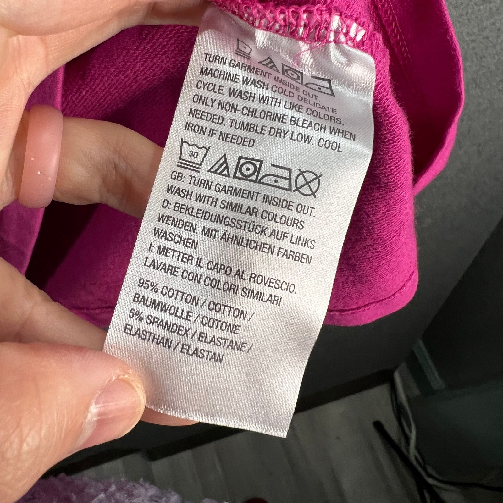 Denim & Co. Denim & Co. Beach Women Top Hoodie Hot Pink Color Size Size L / US 10 / IT 46 - 10 Thumbnail