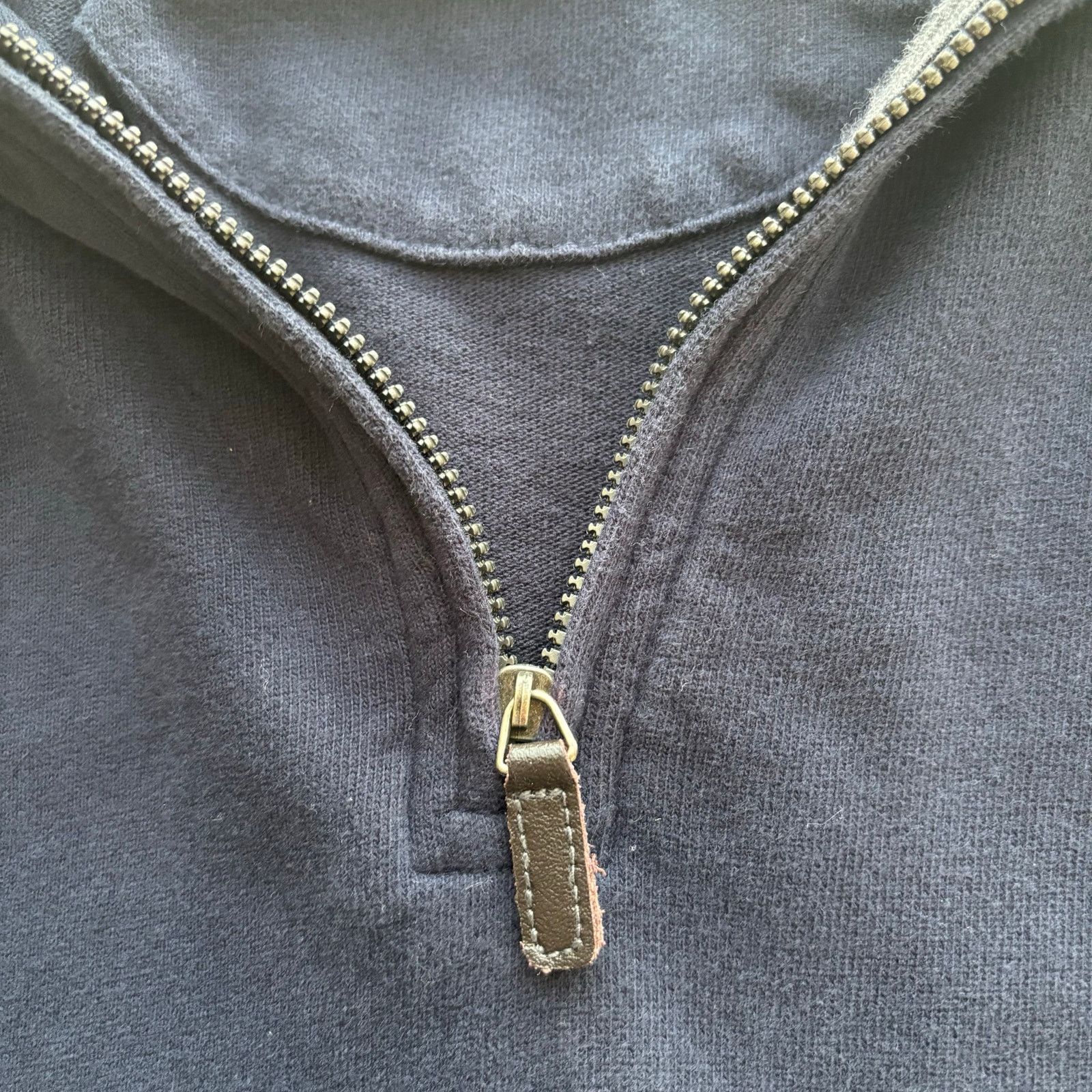 Chaps Chaps Navy Quarter Zip Pullover Mock Neck Size Large Size US L / EU 52-54 / 3 - 11 Thumbnail