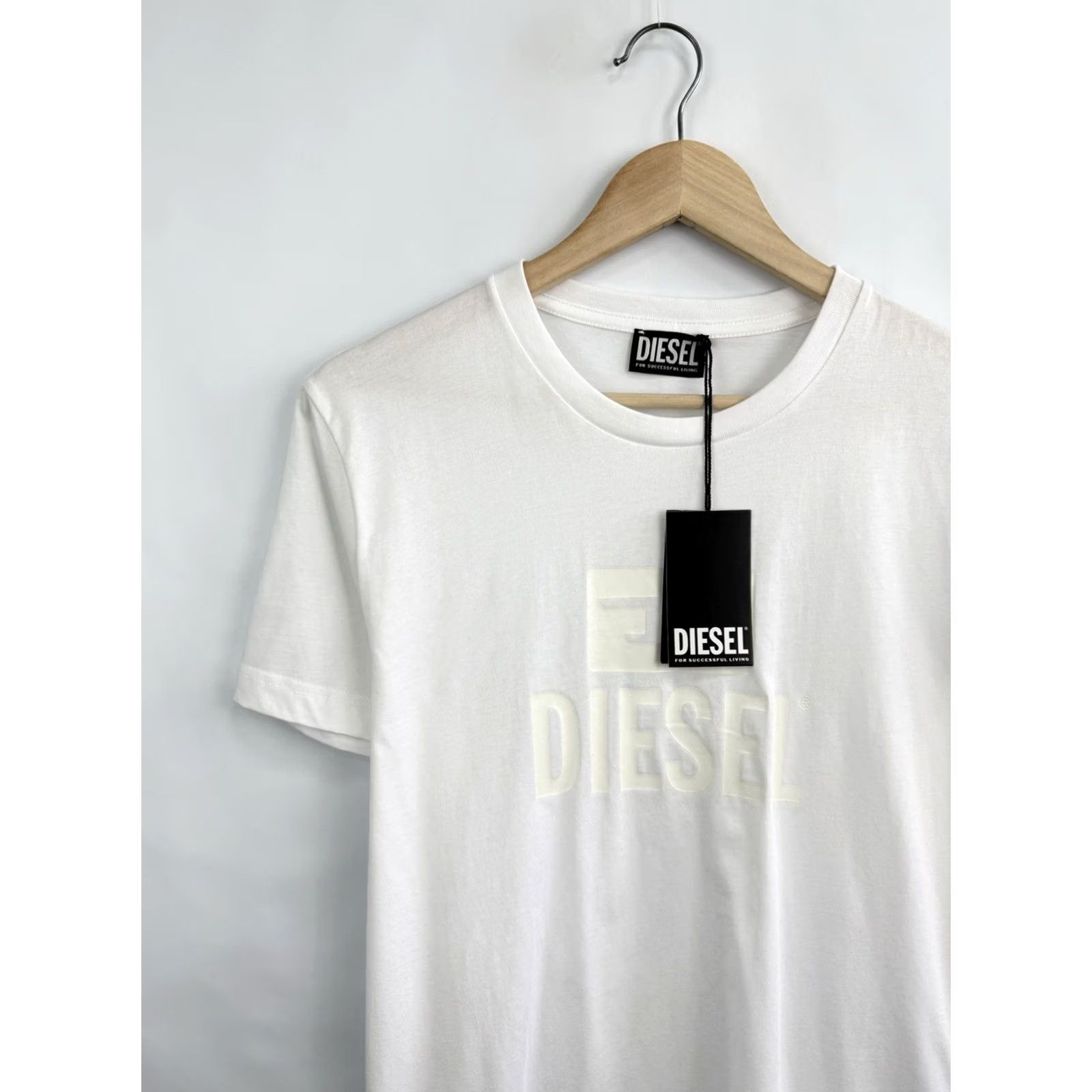 Diesel Diesel T-Shirt For Successful Living Y2K White L Mens Size US L / EU 52-54 / 3 - 4 Thumbnail