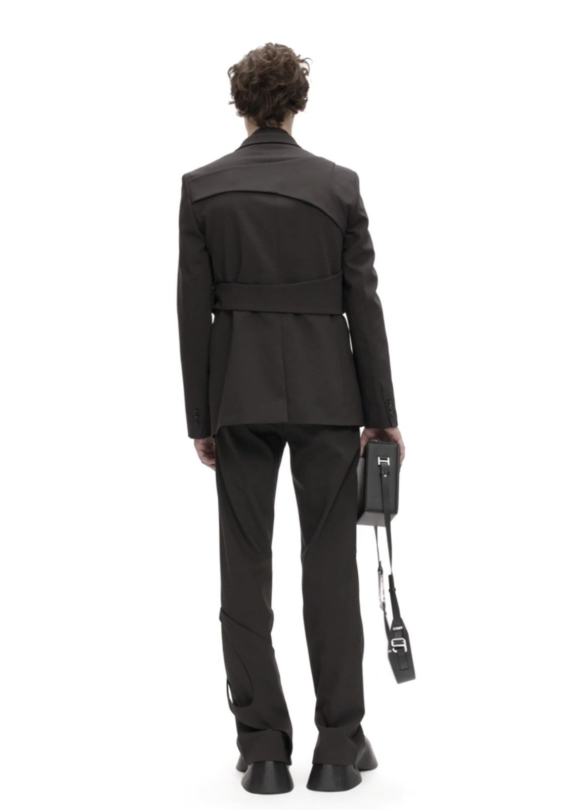 Heliot Emil Heliot Emil Integrated Tailored Trouser (Brown) Size 34R - 4 Thumbnail