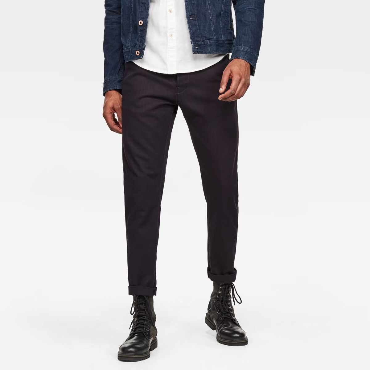 G-Star G-Star Raw Loic Relaxed Tapered Chino Cinch Back Men 30 x 32 Size US 30 / EU 46 - 3 Thumbnail