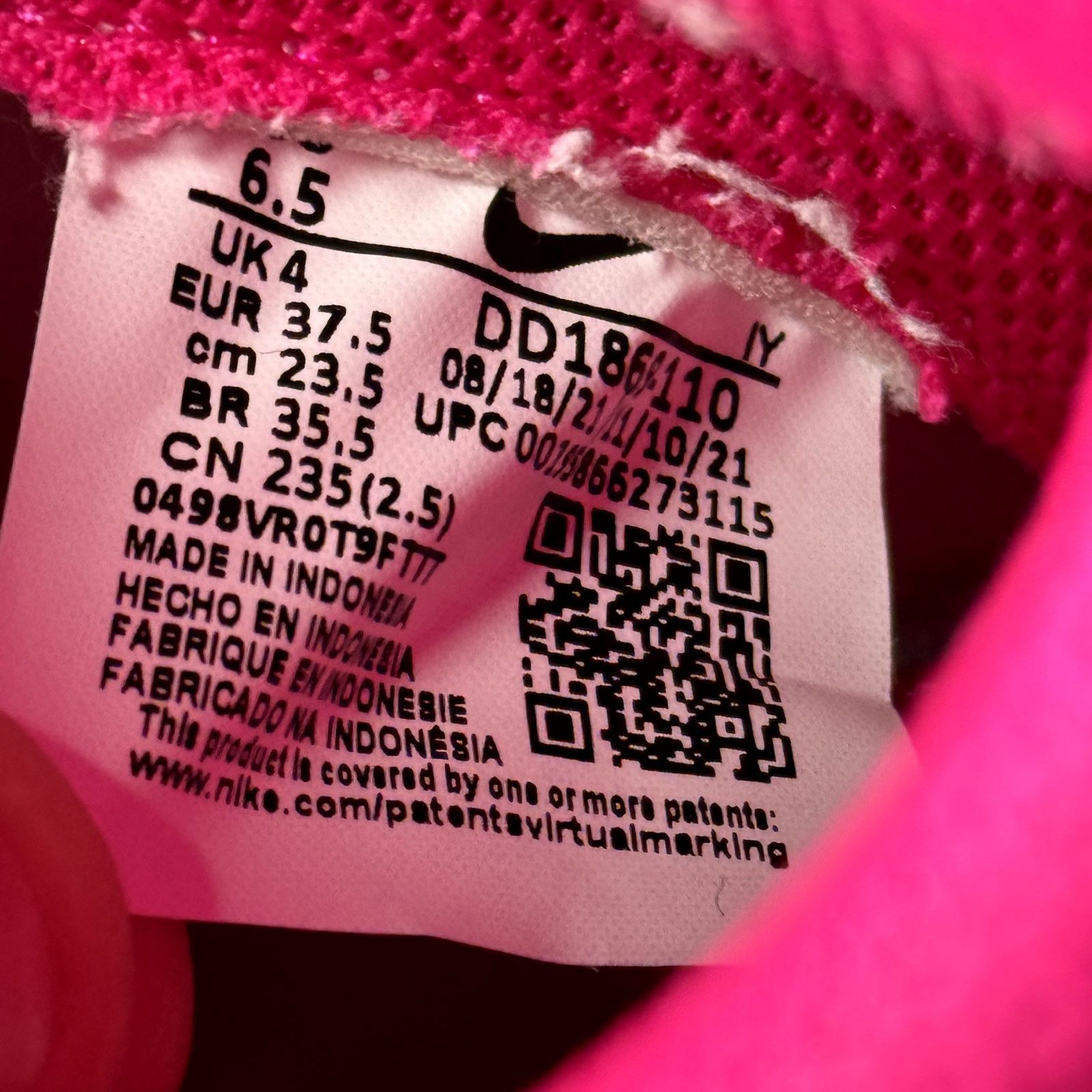 Nike Size 6.5 - Wmns Nike Dunk High Pink Prime Women's Shoes Size US 6.5 / IT 36.5 - 8 Thumbnail