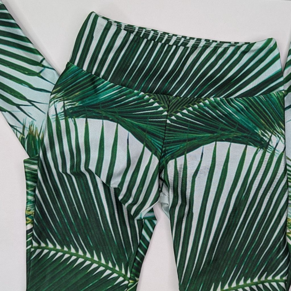 Other GoldSheep Palm Print Leggings Medium| 240661 Size 30" / US 8 / IT 44 - 3 Thumbnail