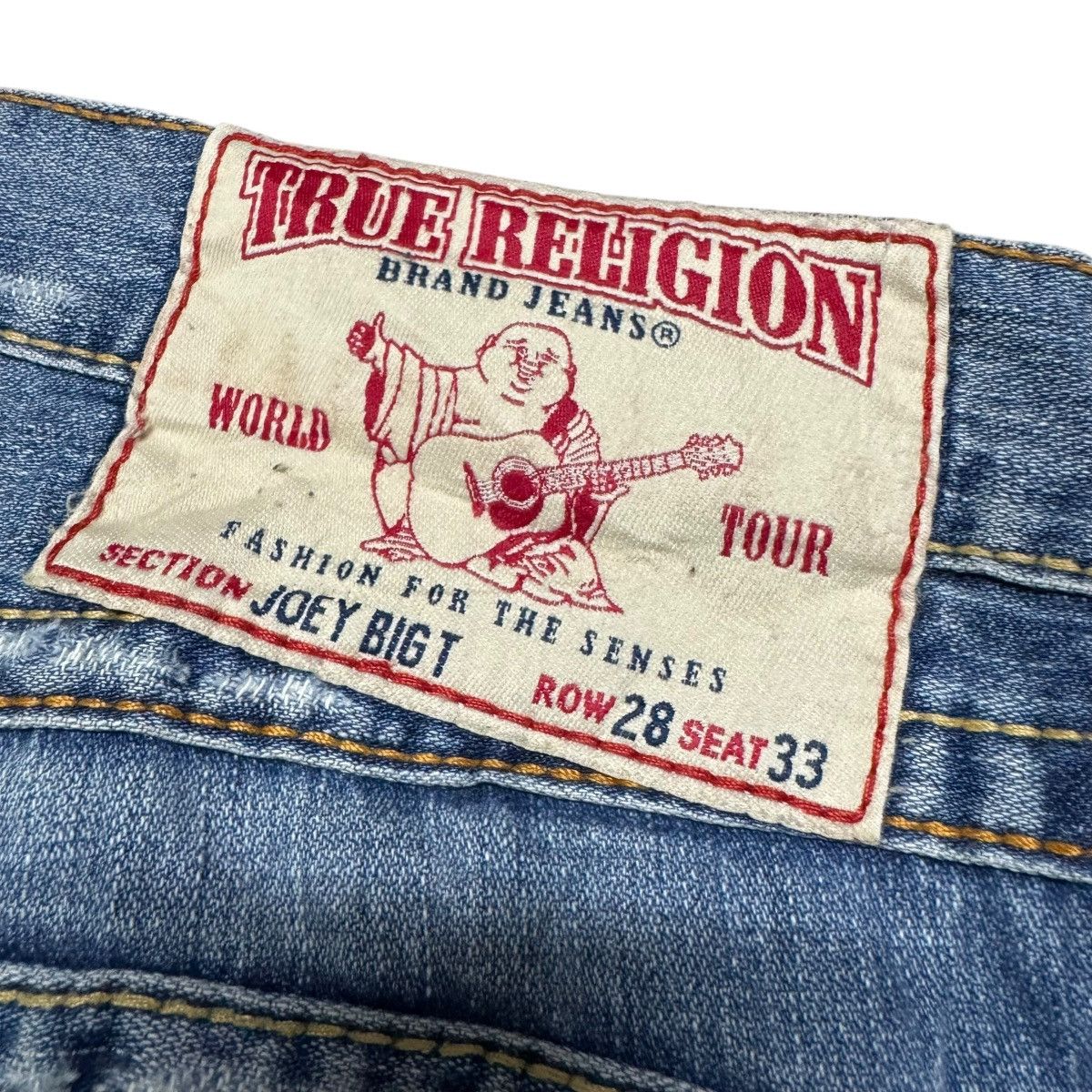 True Religion Vintage True Religion Joey Big T Denim Flare Jeans Size US 29 - 13 Thumbnail