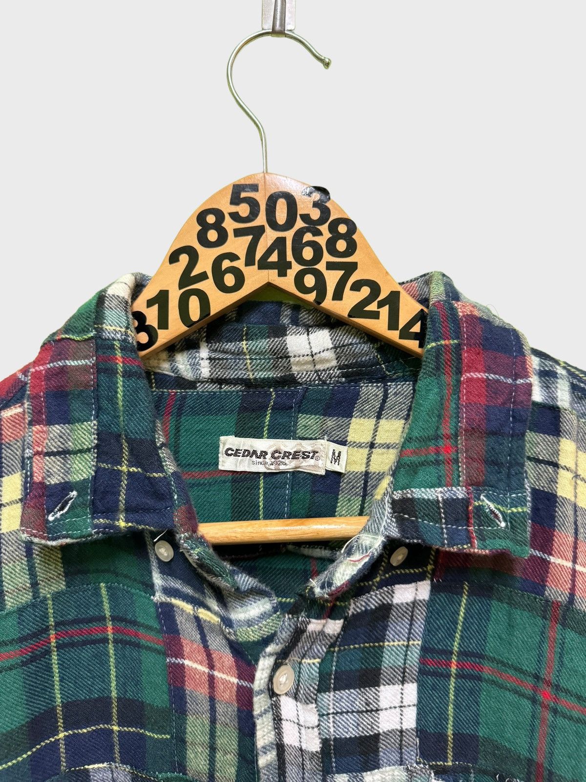 Flannel Vintage CEDAR CREST Patchwork Rebuild Flannel Shirt Size US S / EU 44-46 / 1 - 7 Thumbnail