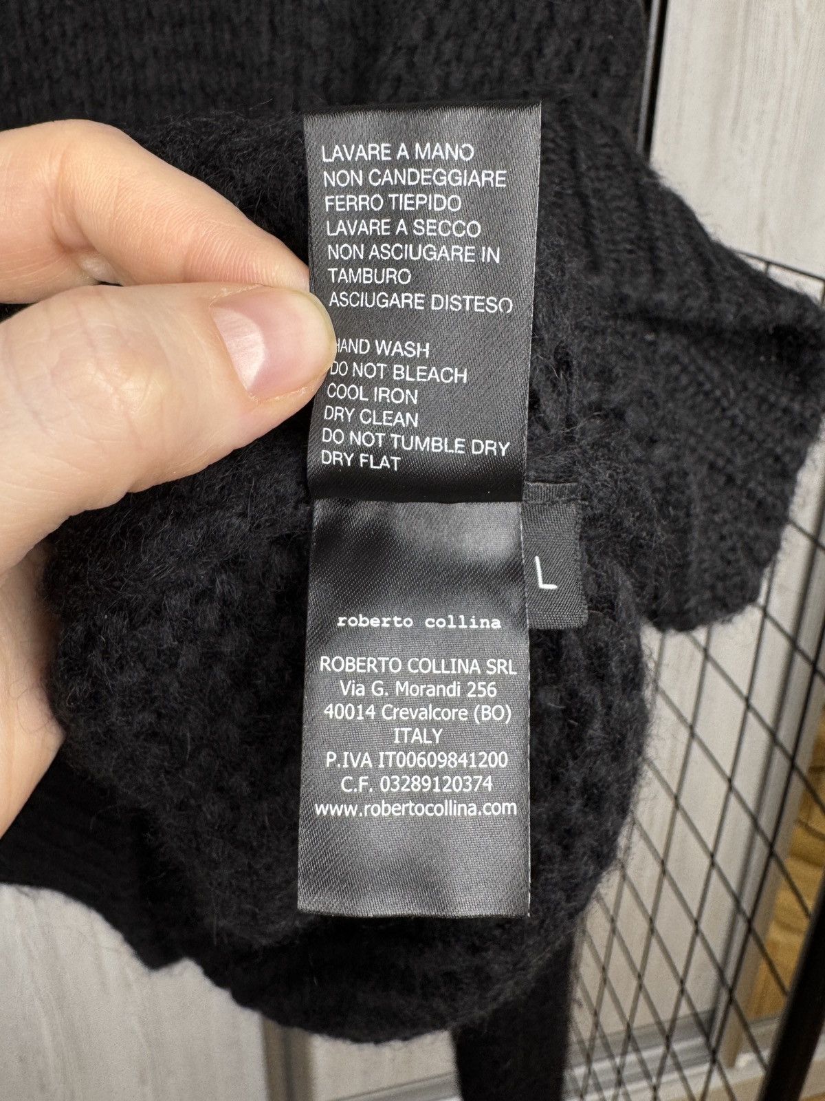 Roberto Collina Roberto Collina black baby alpaca wool oversized sweater L Size L / US 10 / IT 46 - 9 Thumbnail