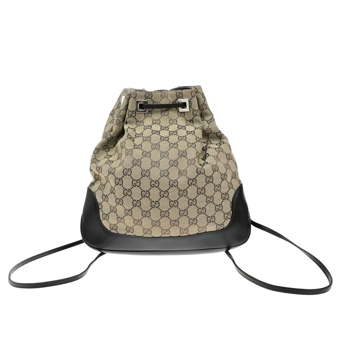 Gucci Gucci Drawstring Backpack GG Canvas Size ONE SIZE - 1 Thumbnail