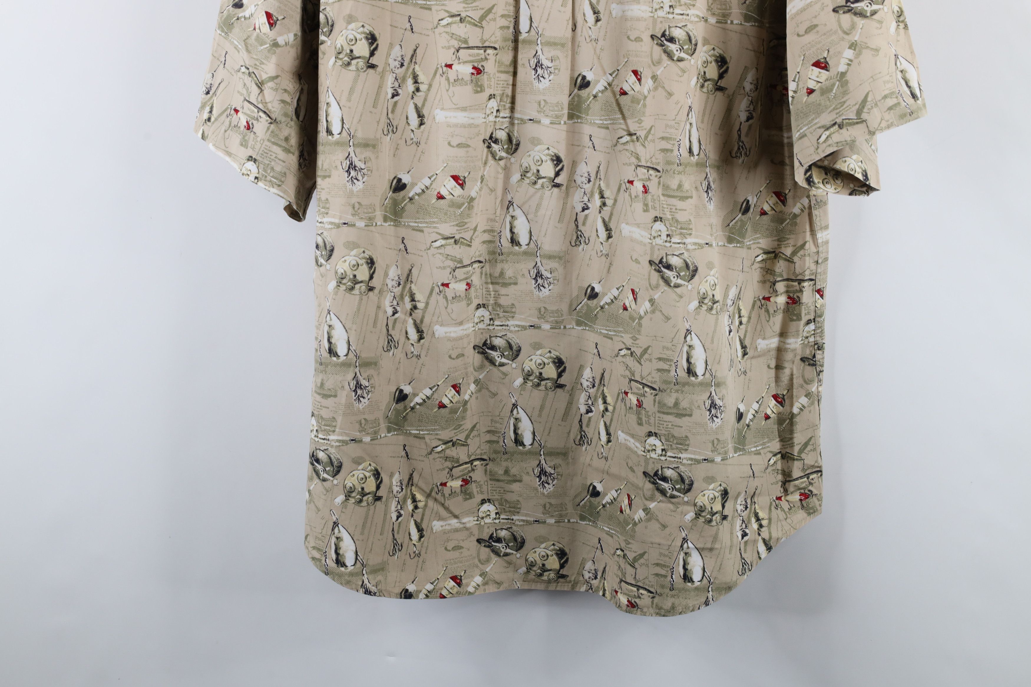 Vintage Vintage 90s Streetwear All Over Print Button Down Shirt Size US L / EU 52-54 / 3 - 9 Thumbnail
