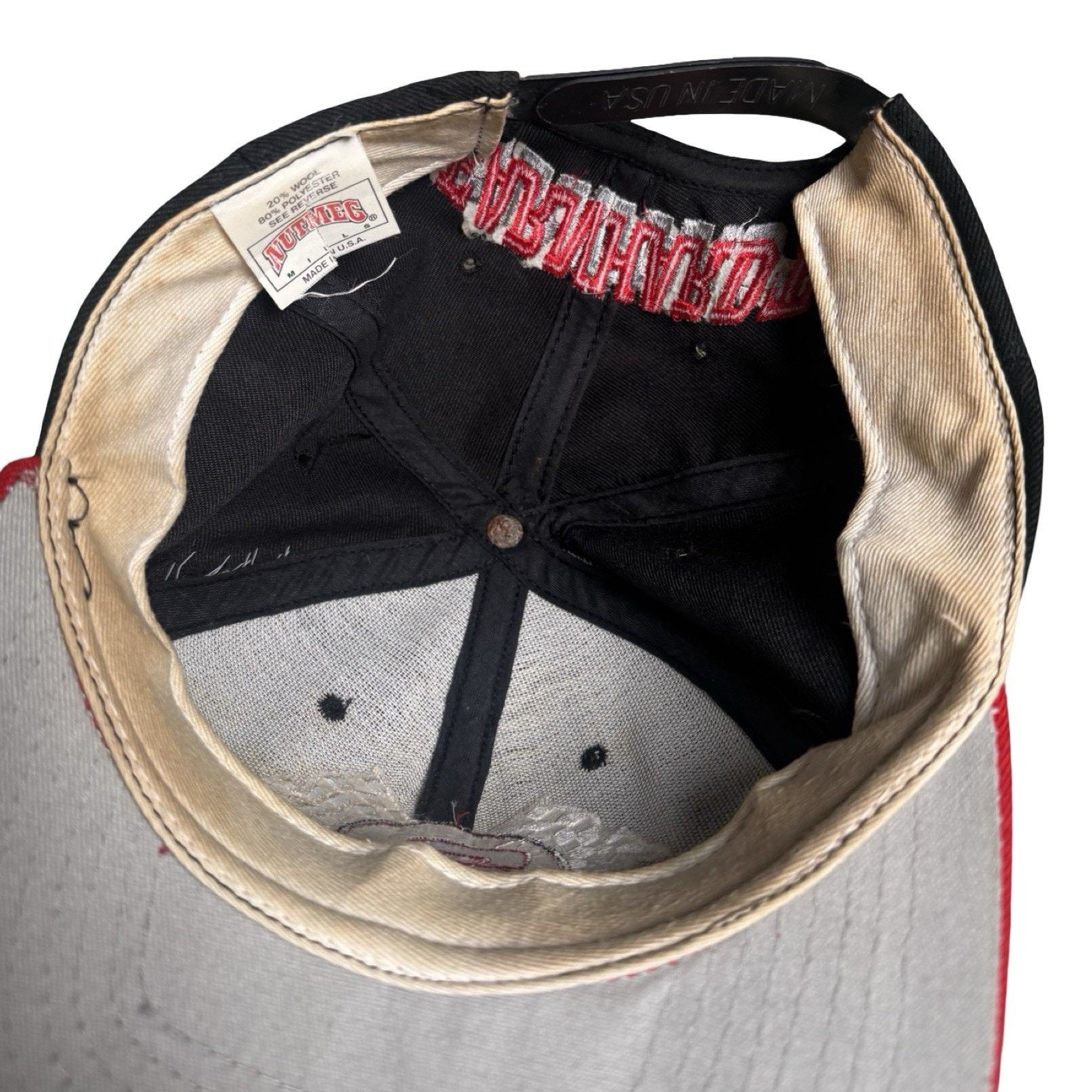 Other Vintage NASCAR Dale Earnhardt Nutmeg Mills Snapback Hat 90’s Size ONE SIZE - 6 Thumbnail