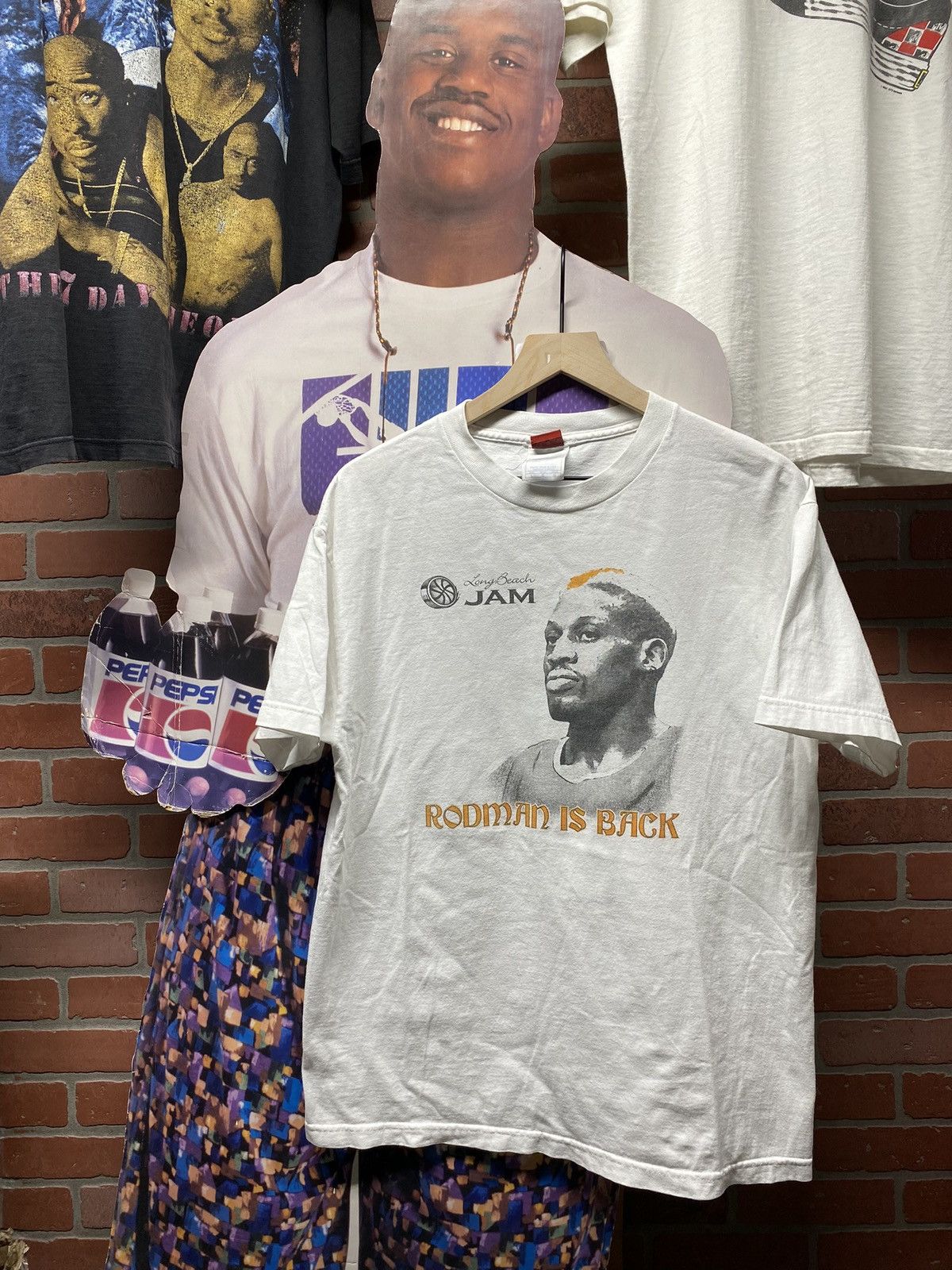 Vintage Vintage 00’ Dennis Rodman Basketball Tee Shirt Large Size US L / EU 52-54 / 3 - 1 Thumbnail