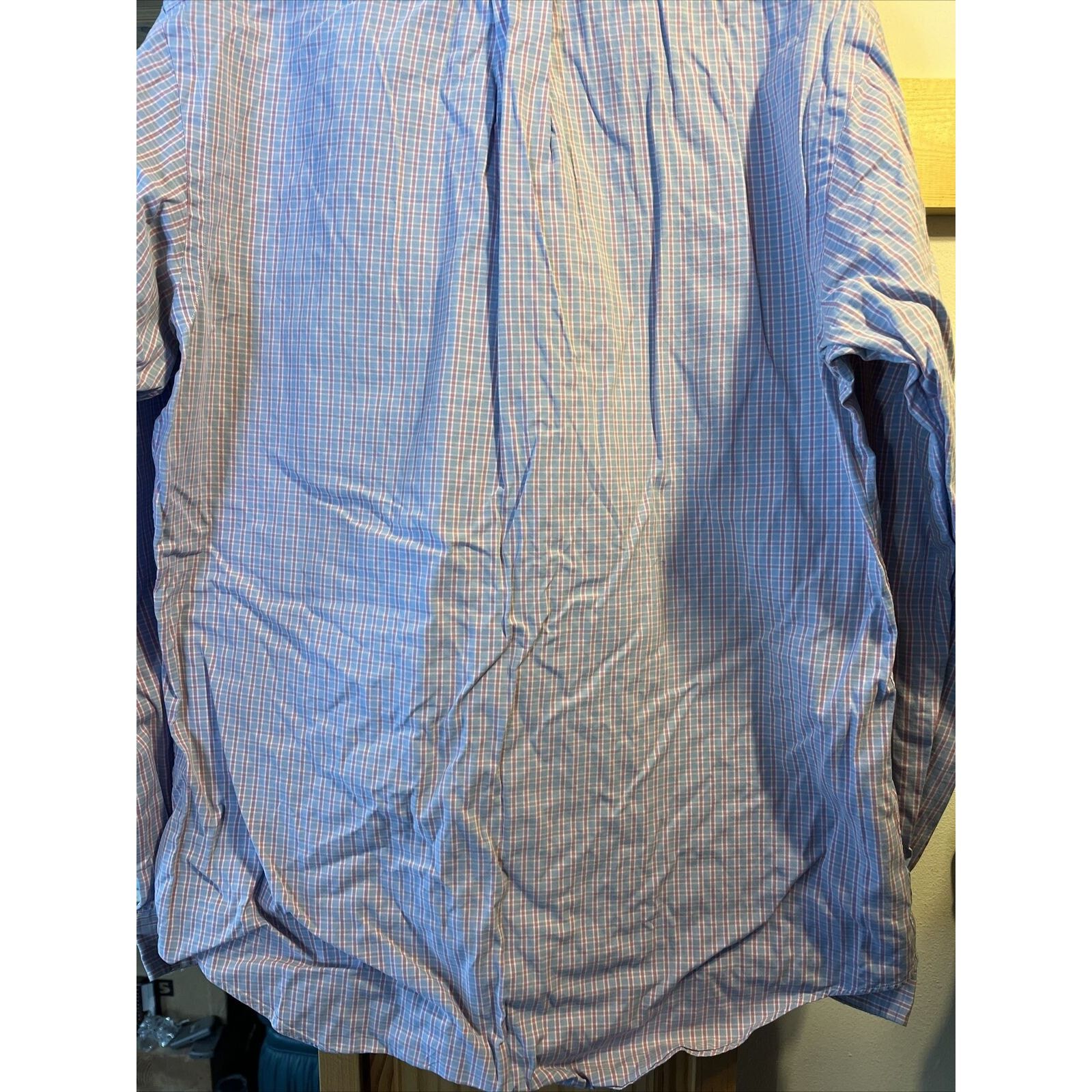 Ralph Lauren Ralph Lauren Men’s 15.5 M Blue Red Check LS Cotton Shirt Size US M / EU 48-50 / 2 - 12 Thumbnail