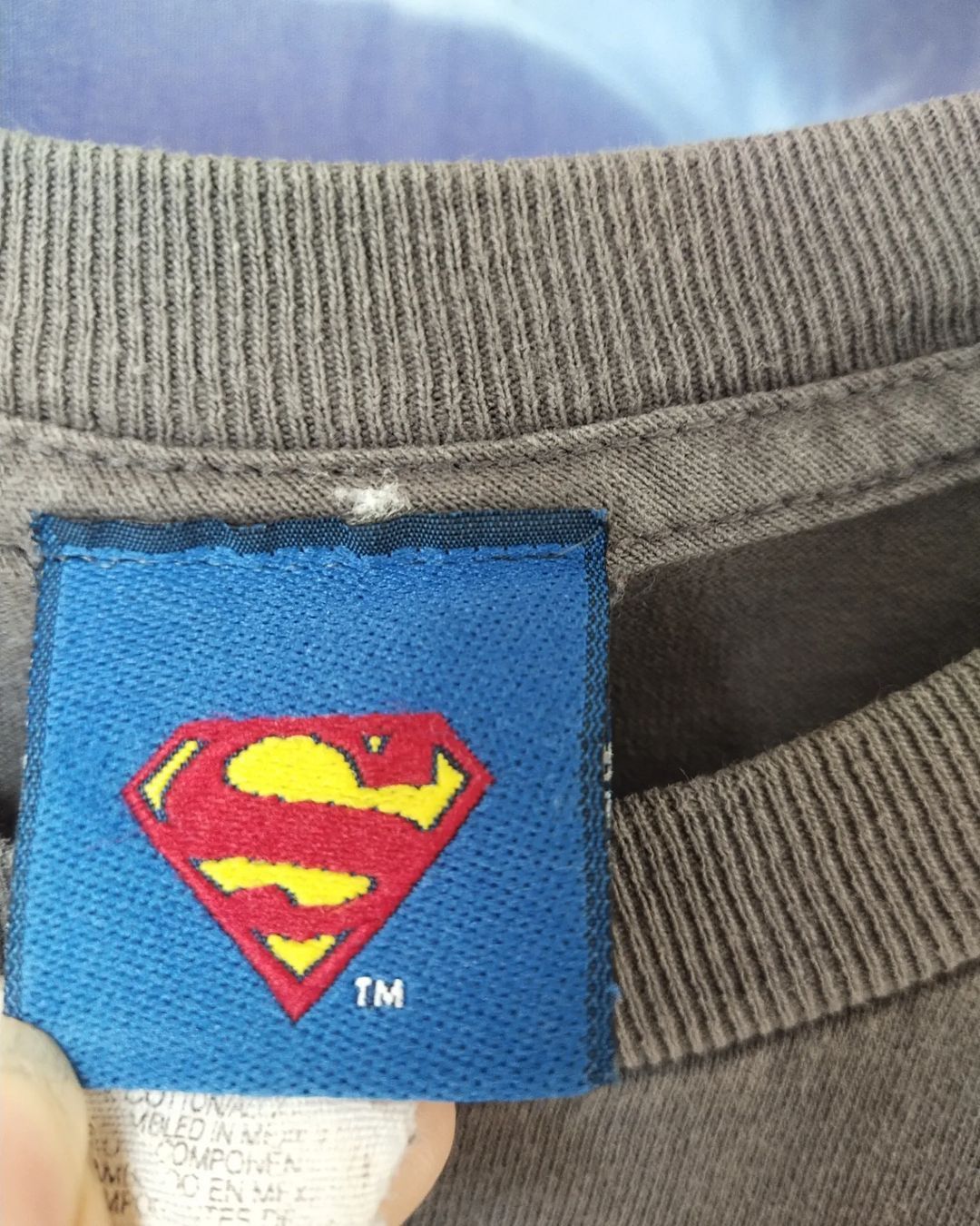 DC Comics × Marvel Comics × Vintage Vintage (c)2003 Superman Big Print Art Super Hero Tees Size US XL / EU 56 / 4 - 4 Thumbnail