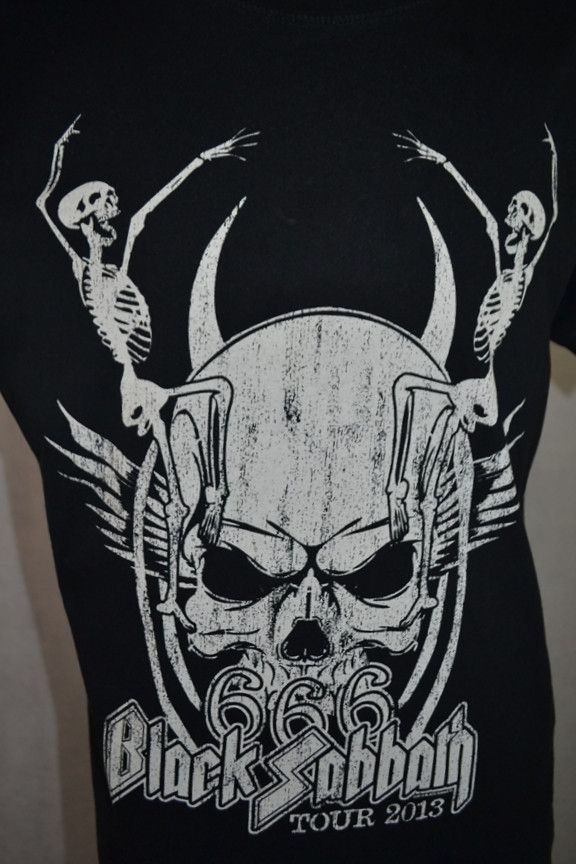 Band Tees × Black Sabbath × Vintage Black Sabbath Ozzy Osborne 2013 Tour tee L Size US L / EU 52-54 / 3 - 5 Thumbnail