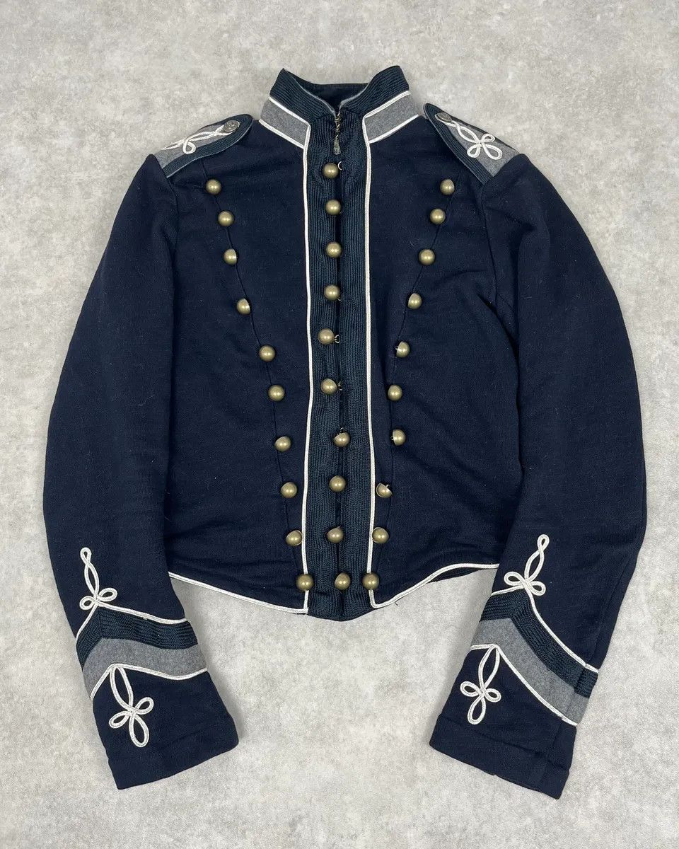 Vintage 2010s Ralph Lauren Navy Embellished Buttoned Officer Jacket Size XS / US 0-2 / IT 36-38 - 1 Thumbnail