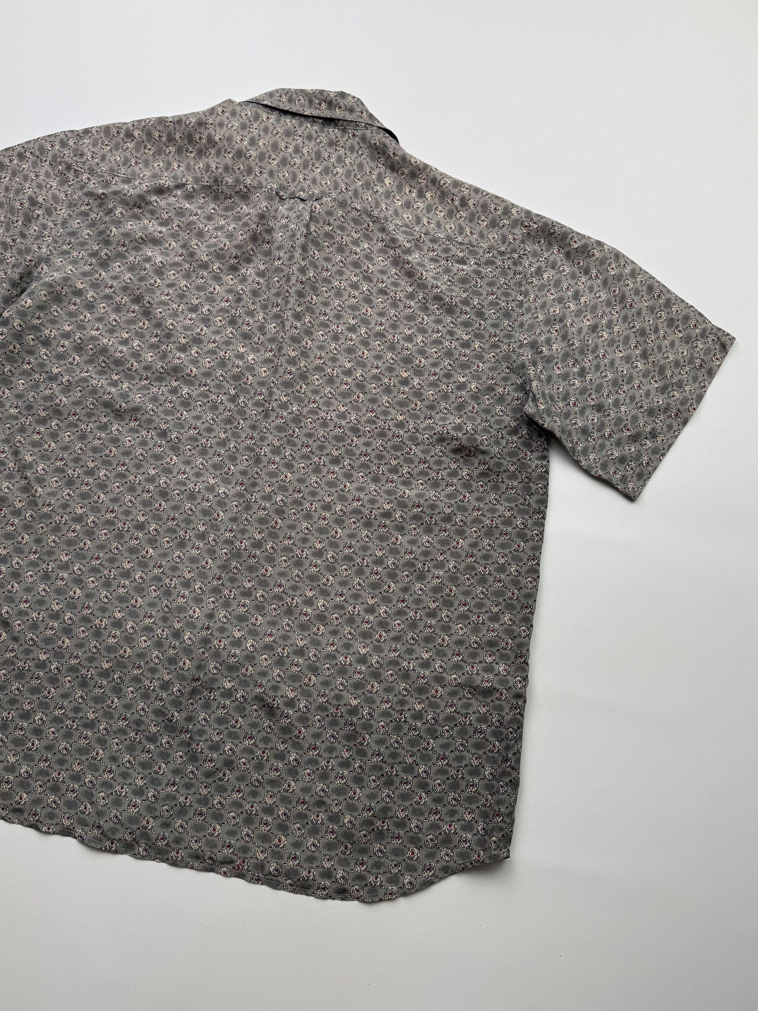 Vintage Vintage Silk Shirt B617(V403)E2 Size US L / EU 52-54 / 3 - 7 Thumbnail