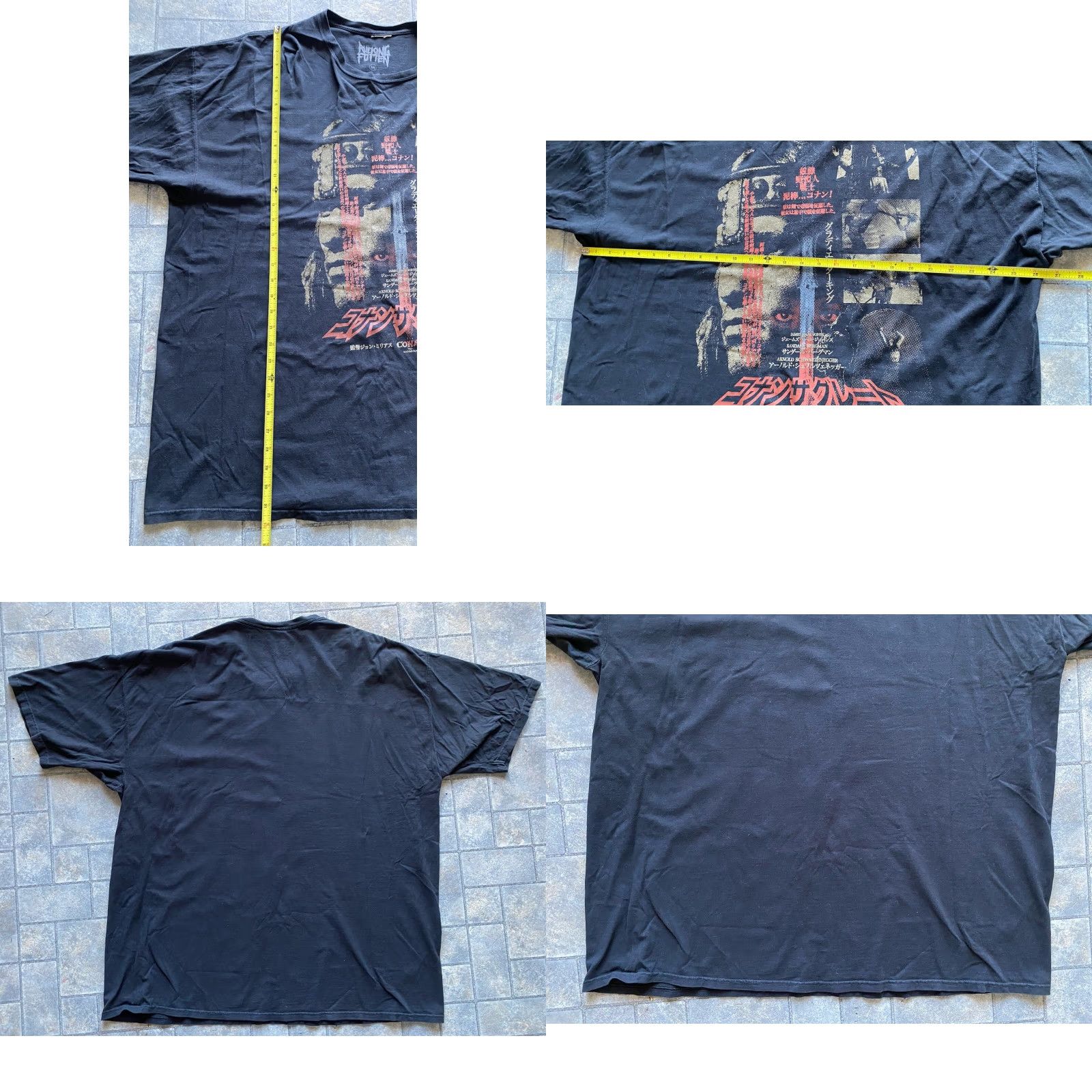 Rucking Fotten Rucking Fotten T-Shirt Black 3X Men Short Sleeve Conan The Barbarian Movie Shirt Mens Size US XXL / EU 58 / 5 - 8 Thumbnail