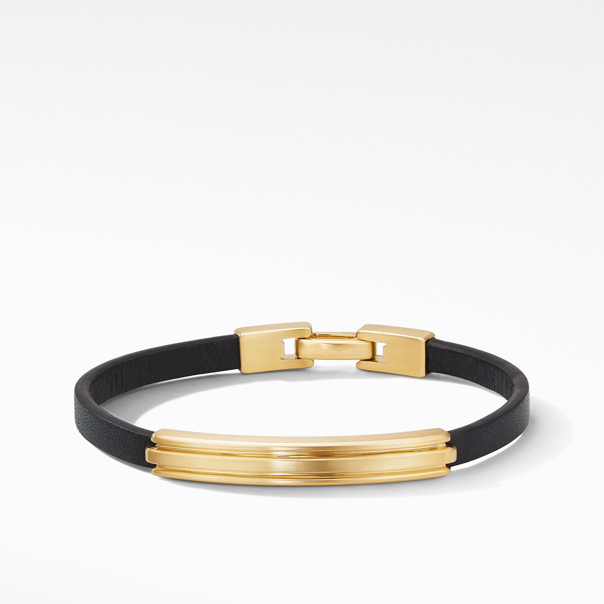David Yurman o1w1db10325 Size:OS/Deco Leather Bracelet in Black/Golden Size ONE SIZE - 1 Thumbnail