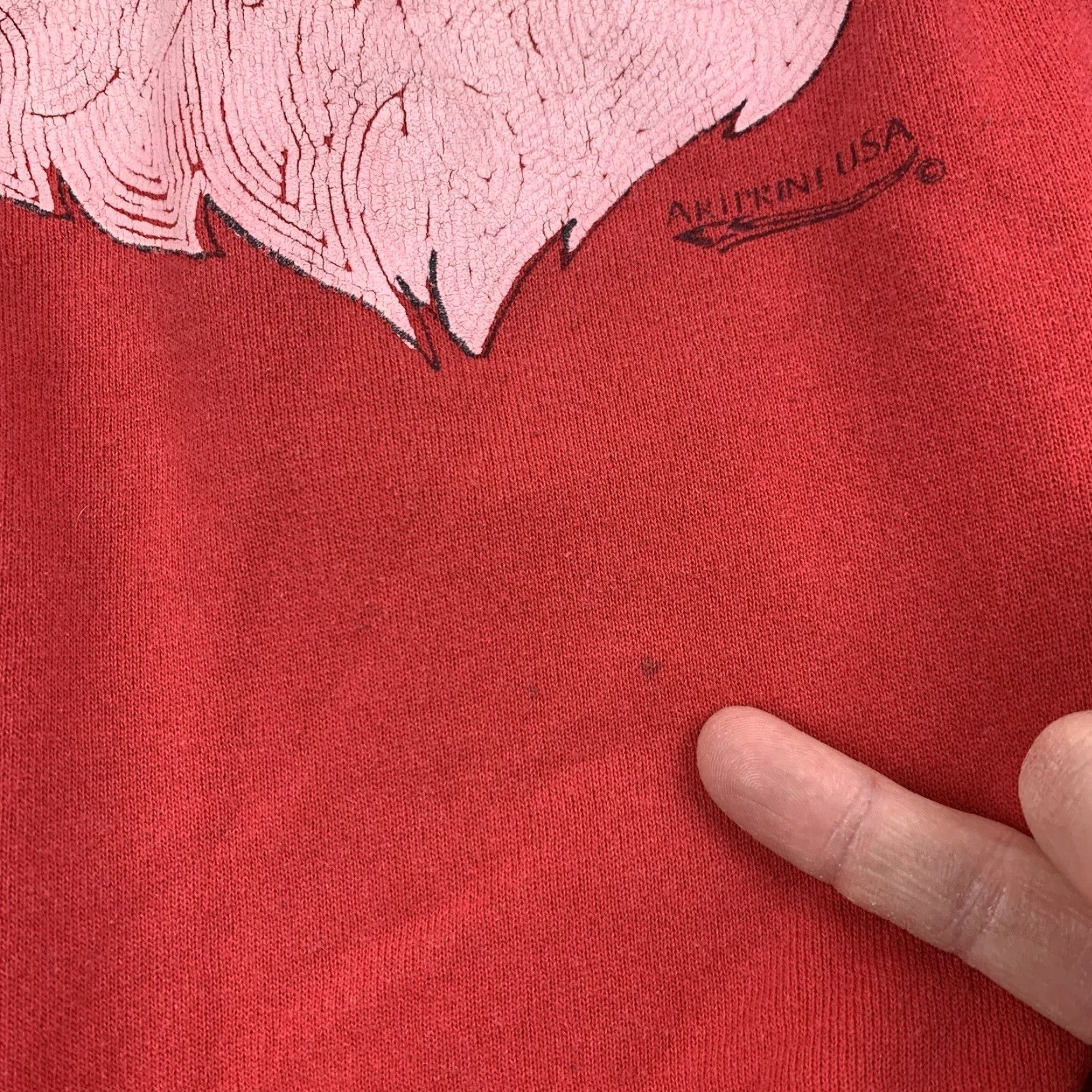 Vintage Vintage Santa Clause Sweatshirt Adult Large Red Christmas Holiday Big Face 90s Size US L / EU 52-54 / 3 - 4 Thumbnail