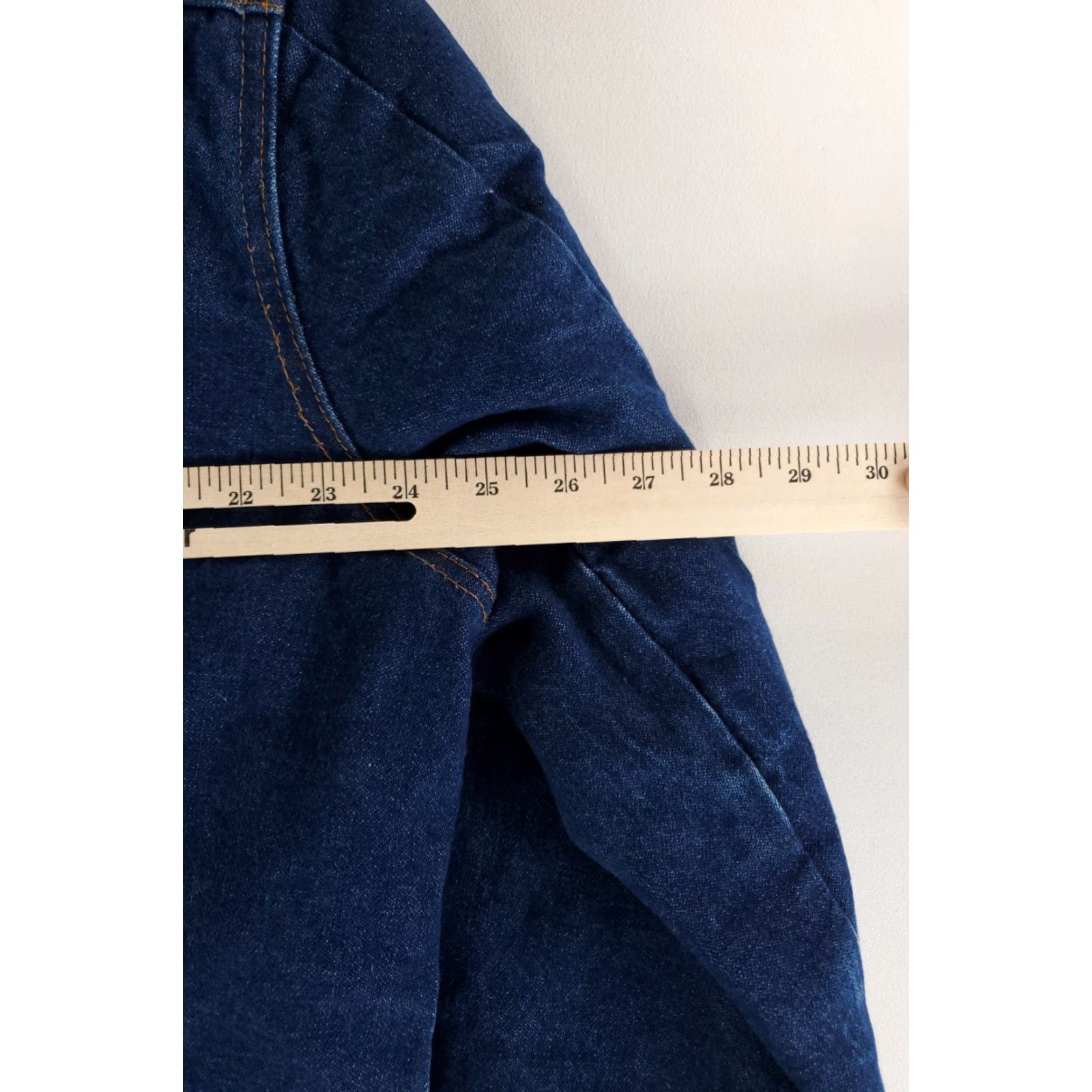 Vintage Saddle King Western Sherpa Lined Denim Trucker Jacket Corduroy Collar Mens L Jacket Size US L / EU 52-54 / 3 - 6 Thumbnail