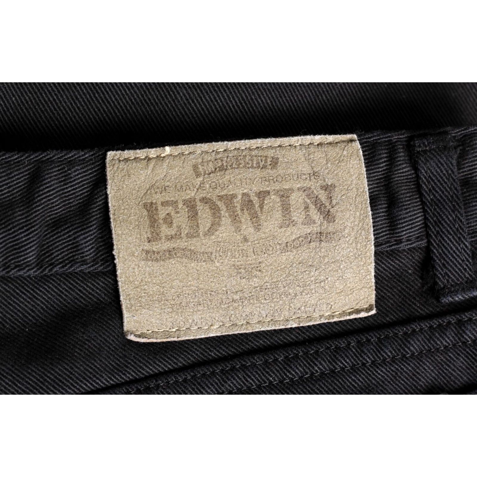 Edwin EDWIN INTERNATIONAL Jeans Men Slim Vintage 32/30 Black 5-Pocket Denim Cotton Waist 32 Inseam 28in London DZ6949 Size US 32 / EU 48 - 3 Thumbnail