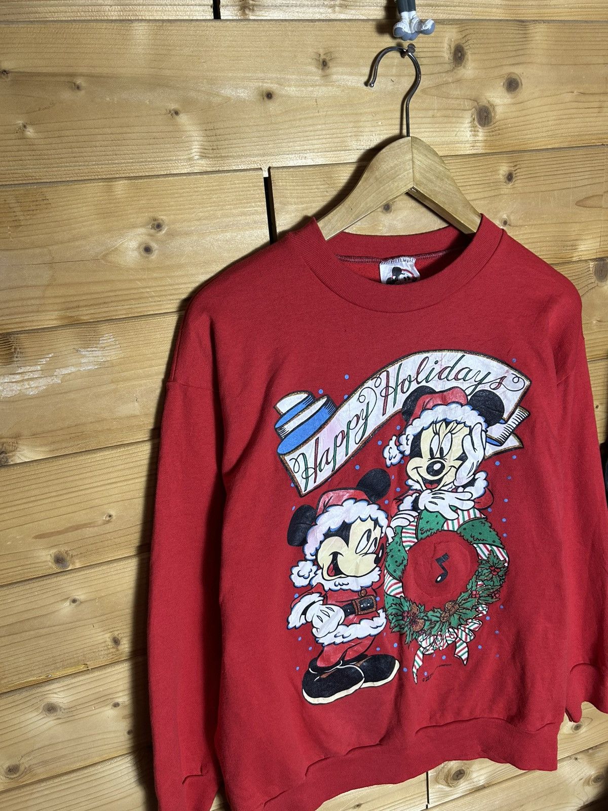Disney Vintage Mickey Mouse sweatshirt Size US M / EU 48-50 / 2 - 2 Thumbnail