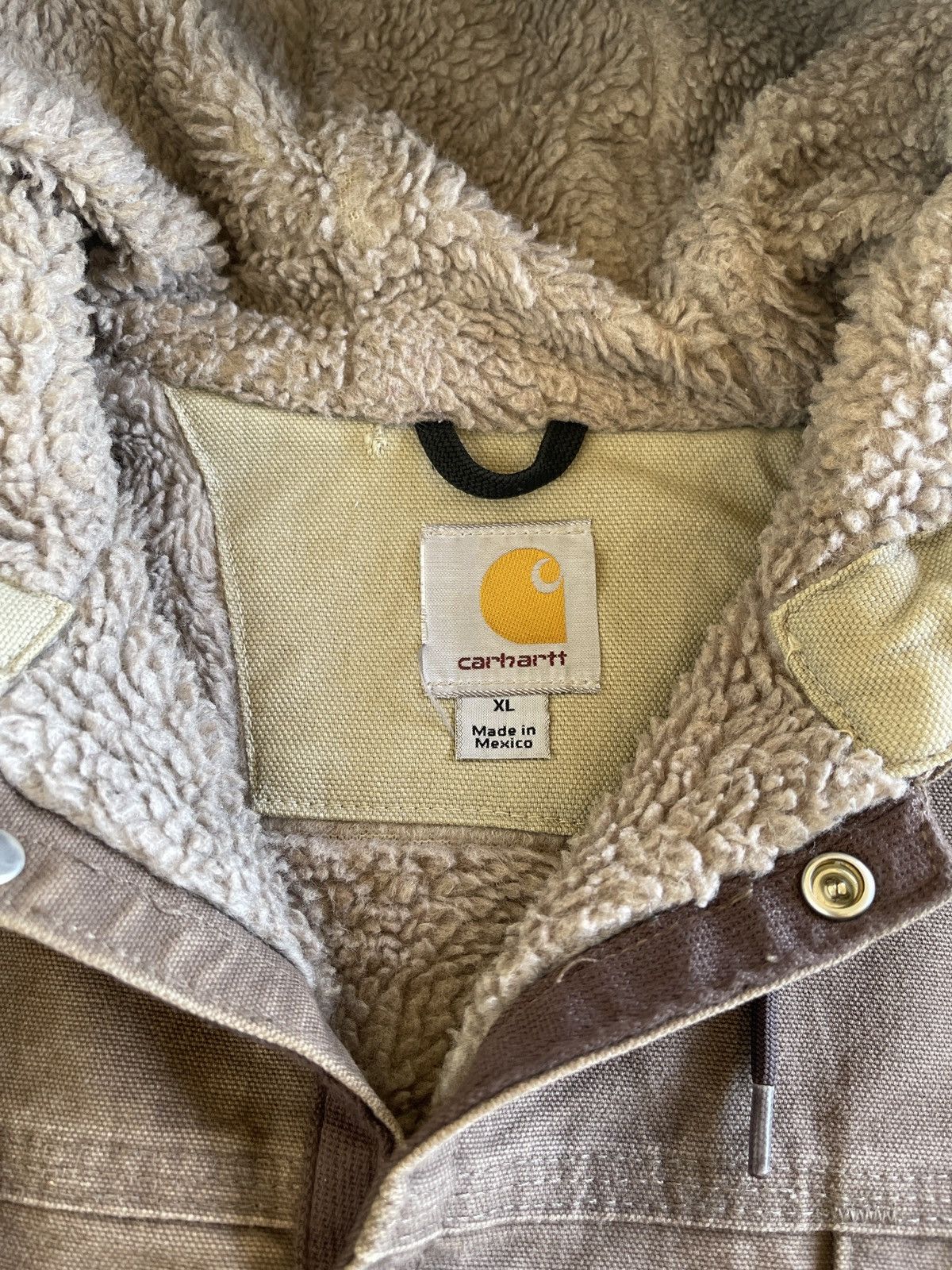 Carhartt Carhartt J284 FWD Sherpa Sandstone Multipocket Hooded Size US XL / EU 56 / 4 - 12 Thumbnail