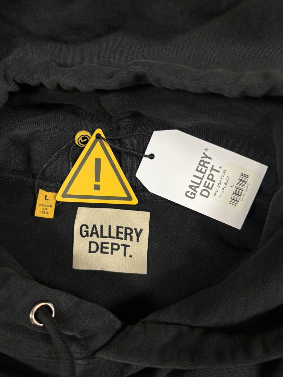 Gallery Dept. Gallery Dept Dept de la Gallery Hoodie, Black Size US L / EU 52-54 / 3 - 9 Thumbnail