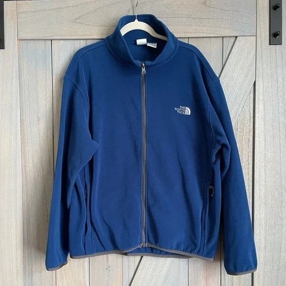 The North Face The North Face Men's Blue Fleece Sz Large Sherpa Fleece Full Size US L / EU 52-54 / 3 - 2 Thumbnail
