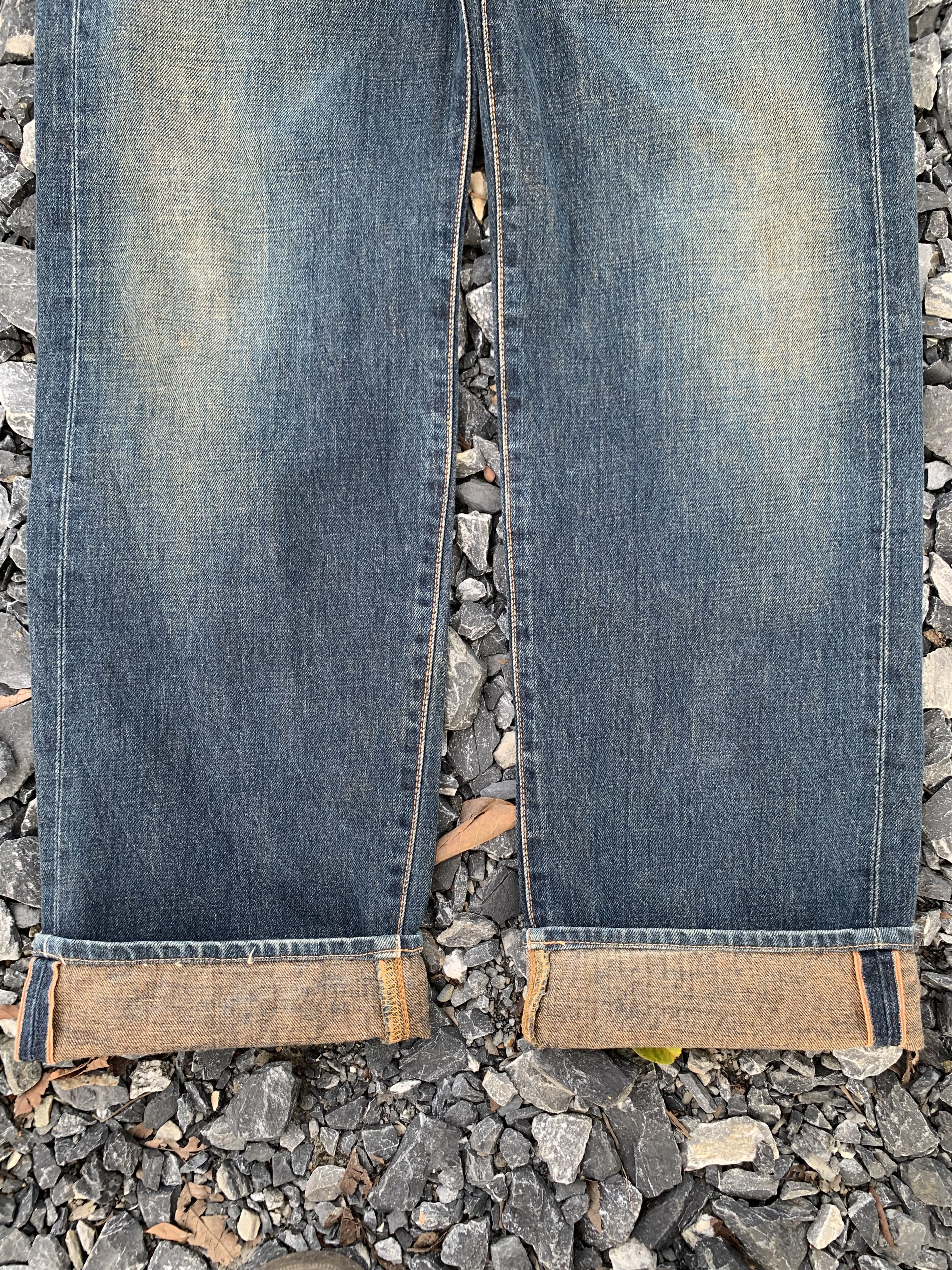 Kapital VINTAGE EDWIN 505X SELVEDGE MUDWASH RUSTY JAPANESE DENIM Size US 28 / EU 44 - 6 Thumbnail